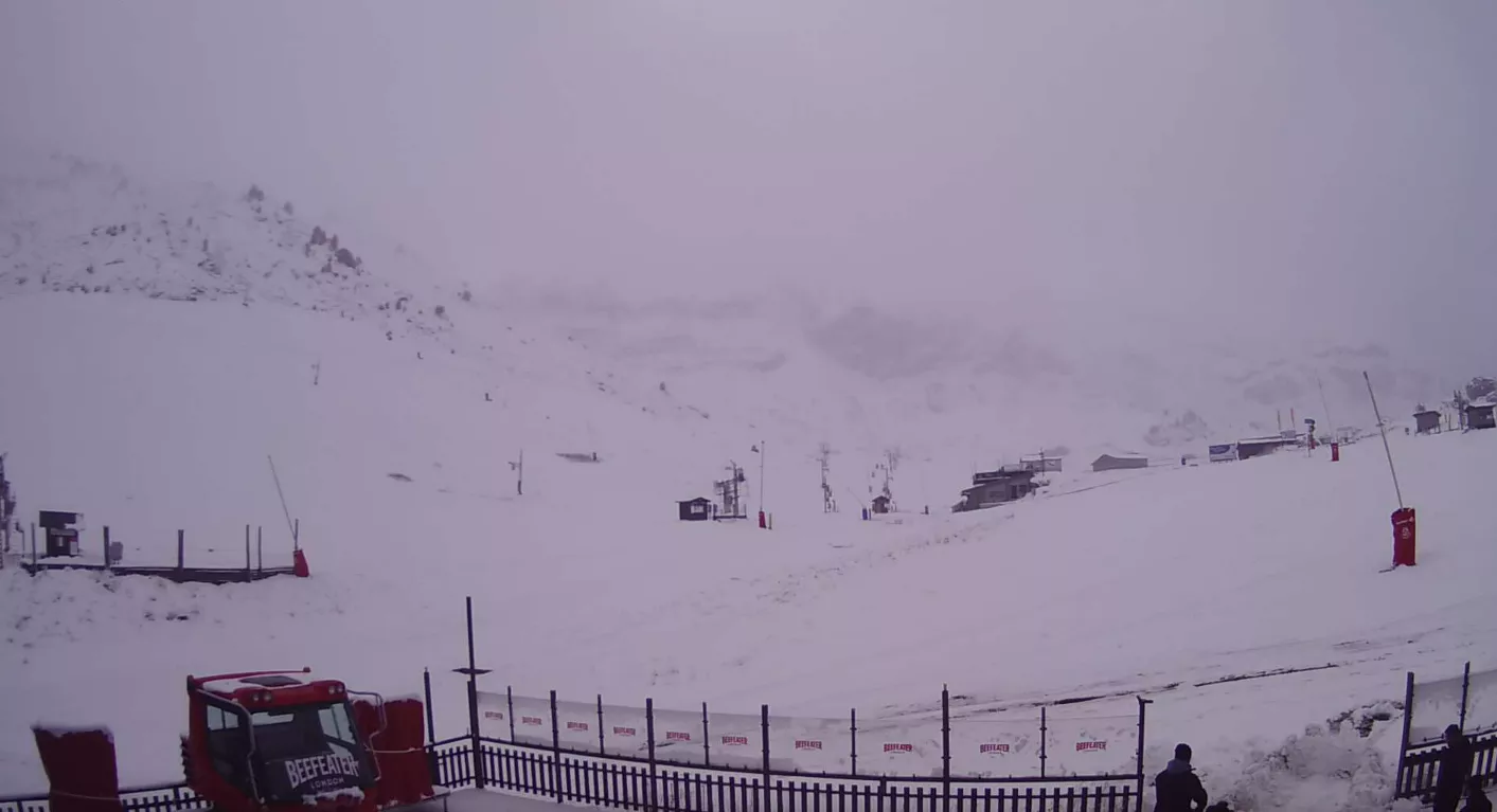 Imagen de Candanchú este martes previo al puente festivo.