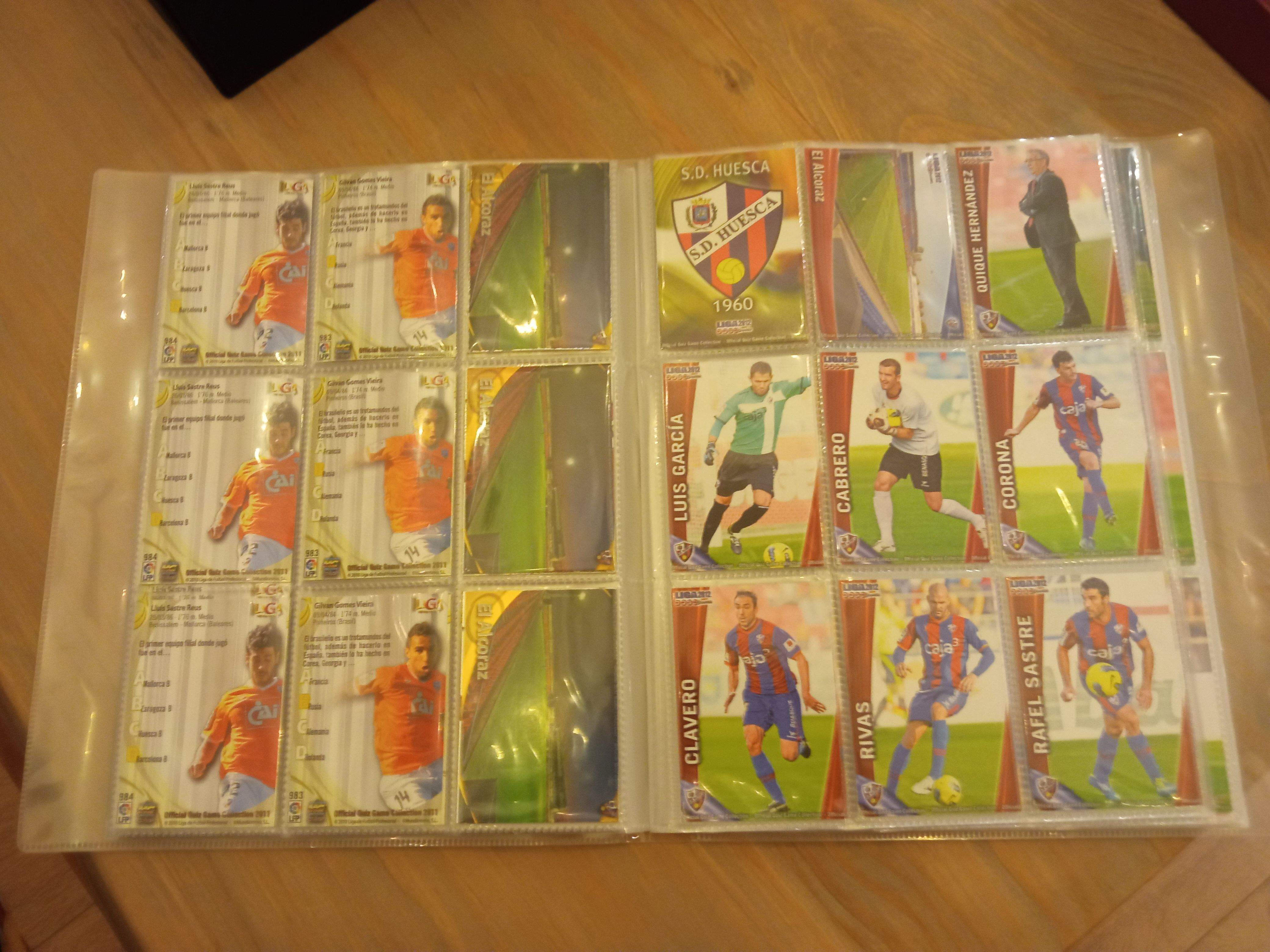 Una de las colecciones de la SD Huesca