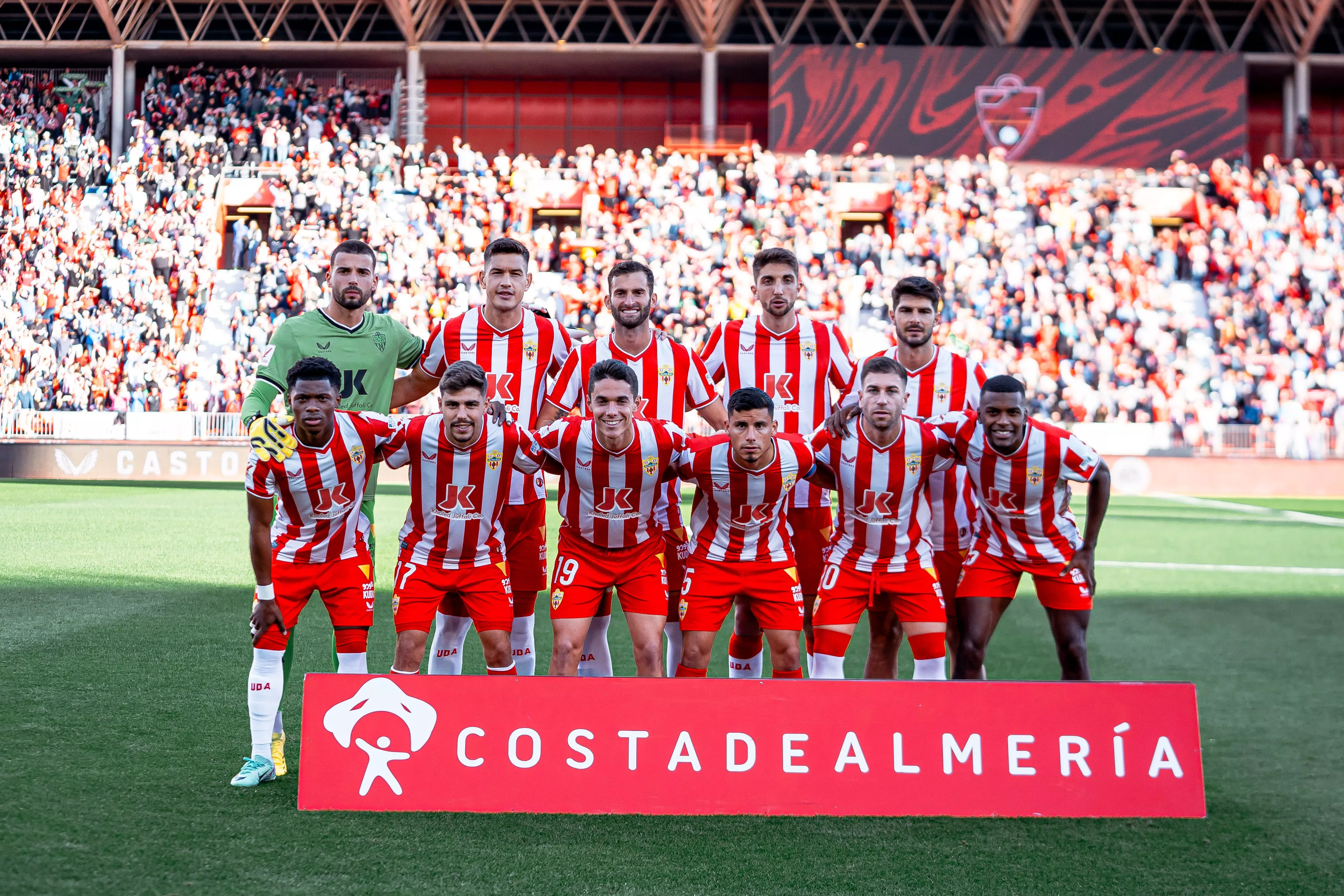 Once del Almería del pasado domingo ante el Real Betis.