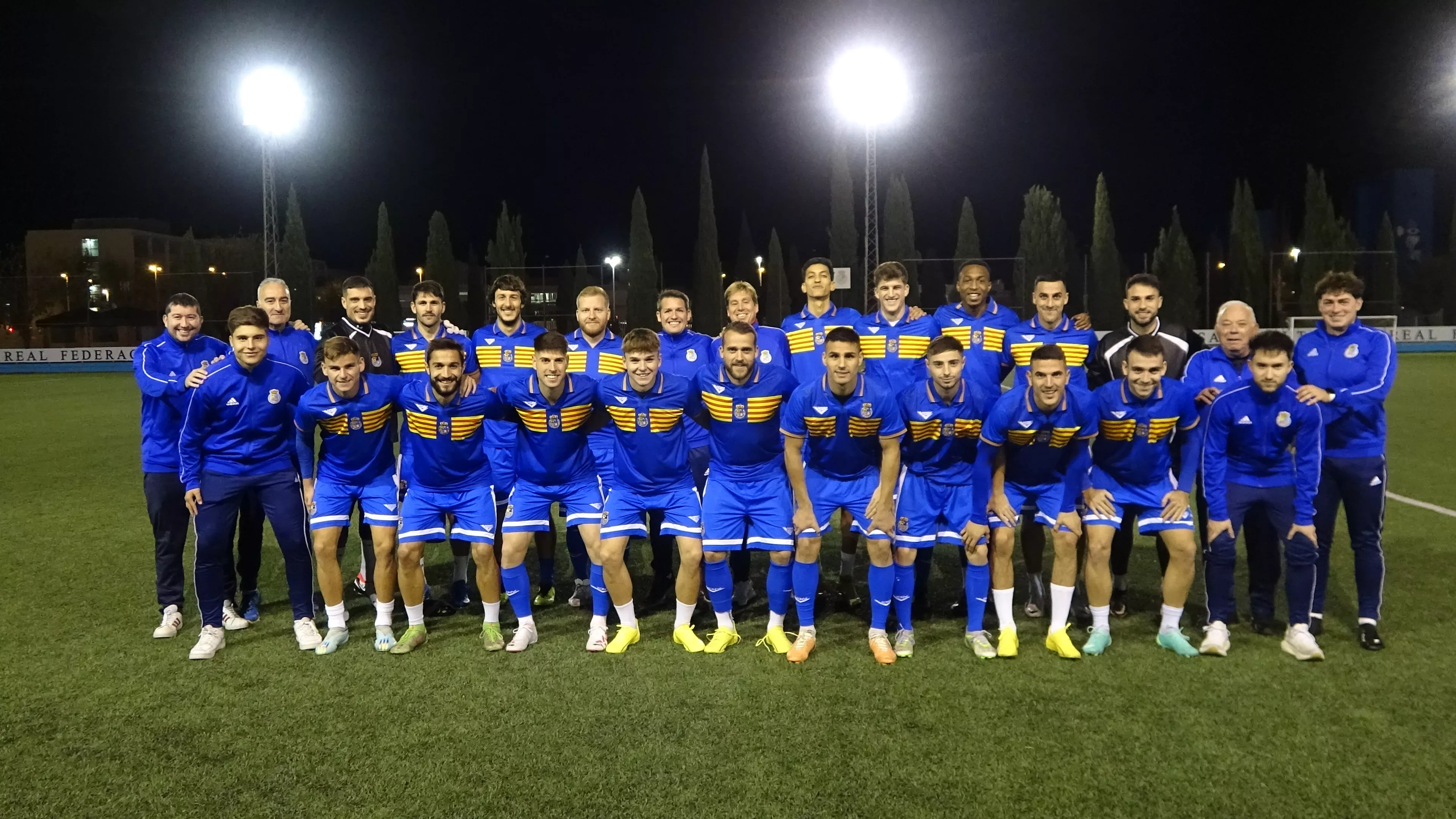 Selección aragonesa de fútbol que participará en la Copa Regiones UEFA.