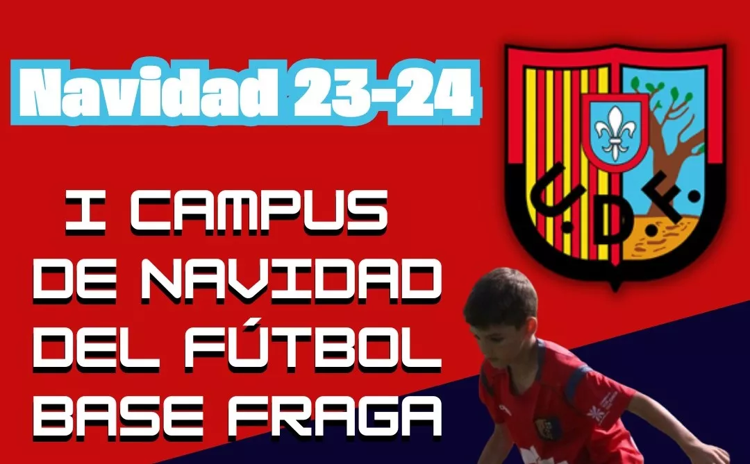 Campus de Navidad del Fútbol Base Fraga