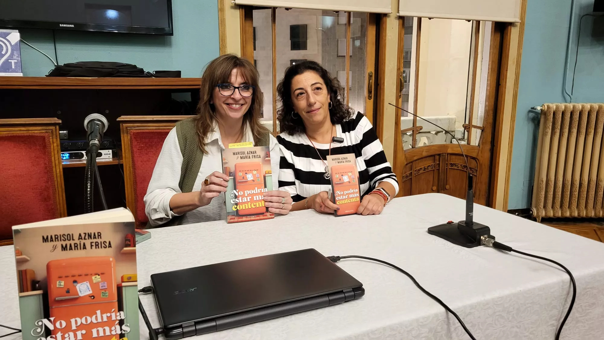 Presentación de No podría estar más contenta de María Frisa y Marisol Aznar