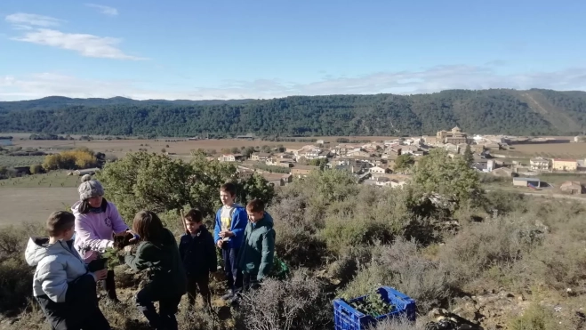 Actividad desarrollada en la peña de los Moros. Actividad desarrollada en la peña de los Moros.
