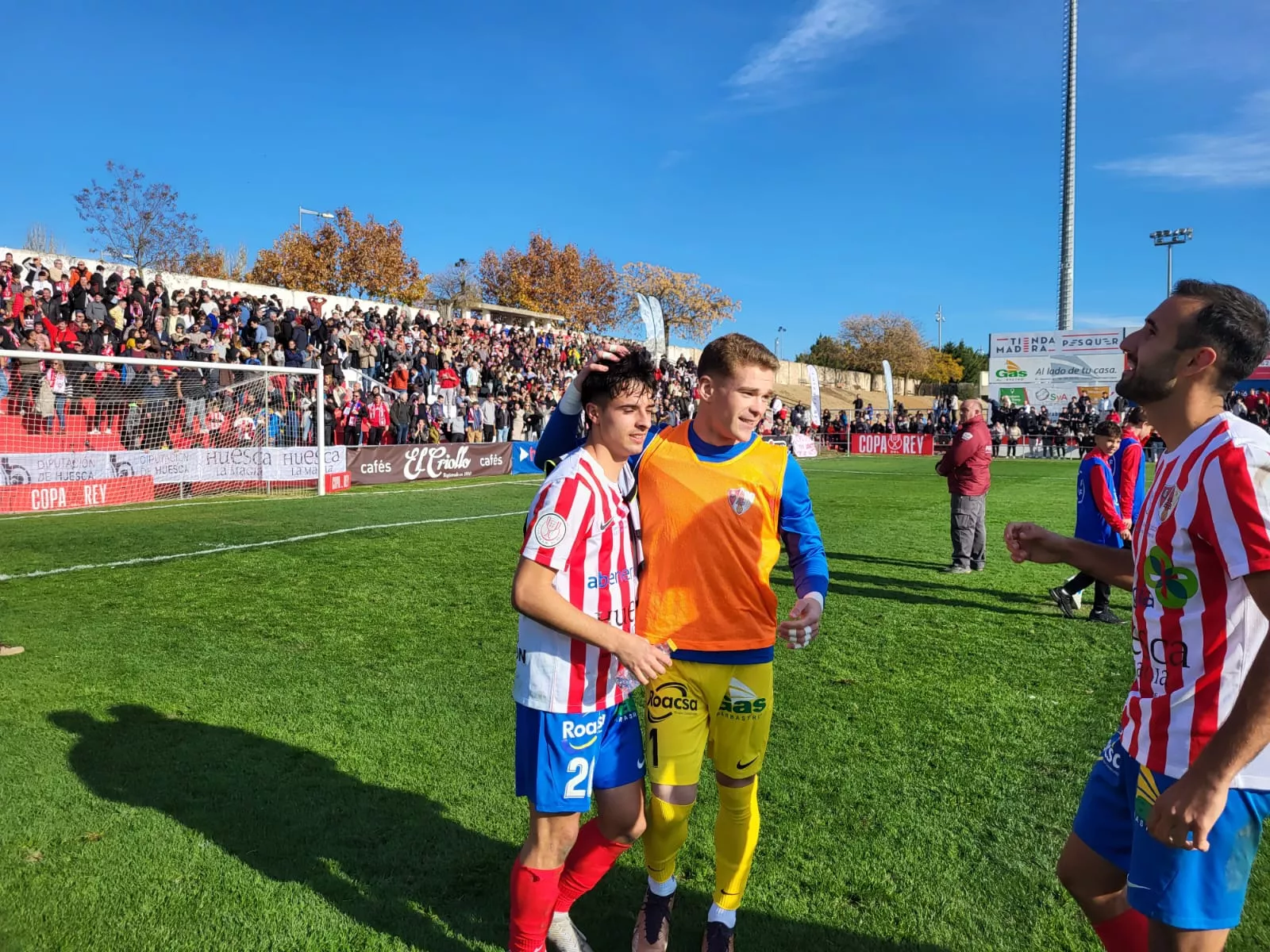 El Barbastro ya se cargó al Almería de Primera el año pasado. Foto: A. Mora