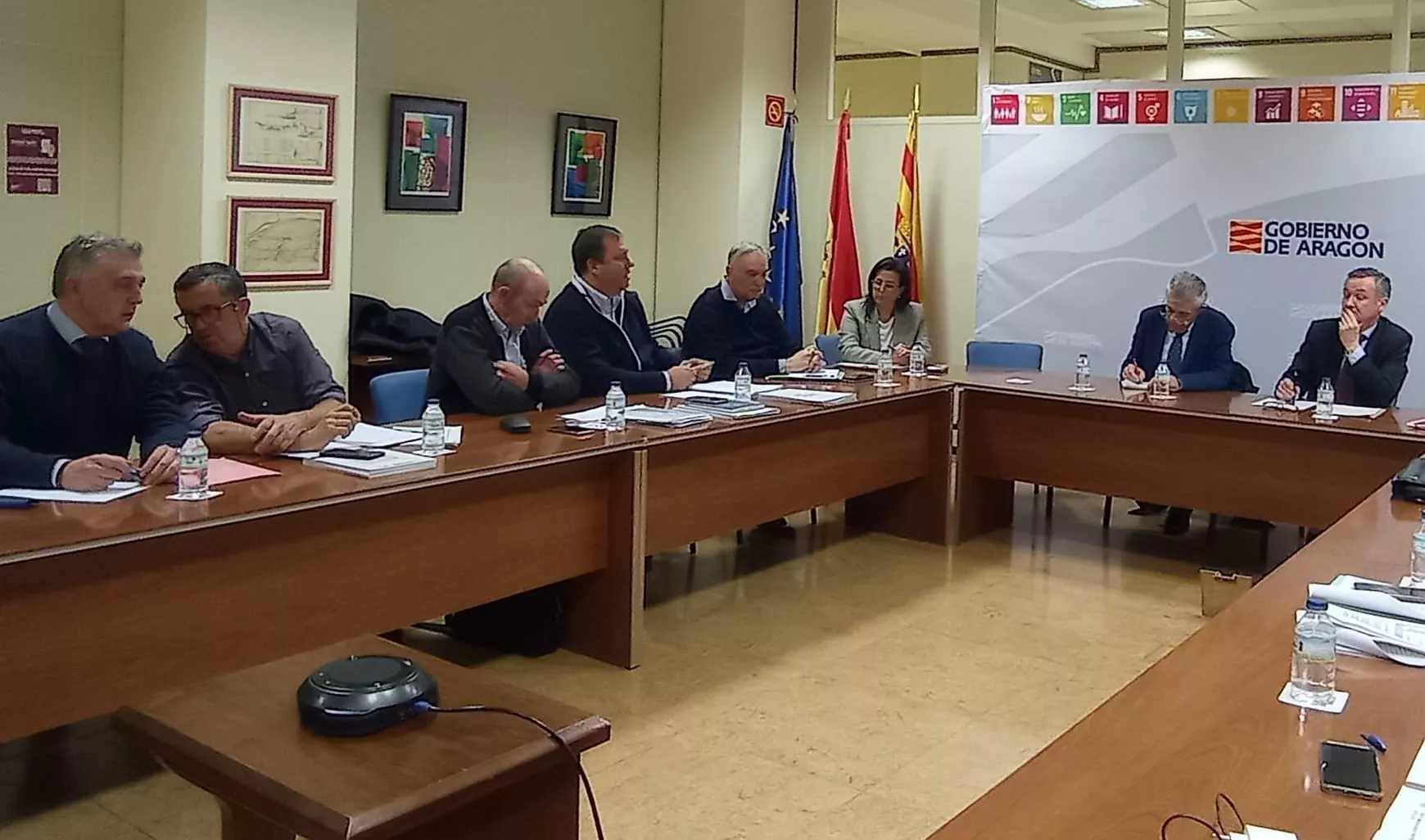 Reunión del Departamento de Agricultura y Ganadería con Uaga