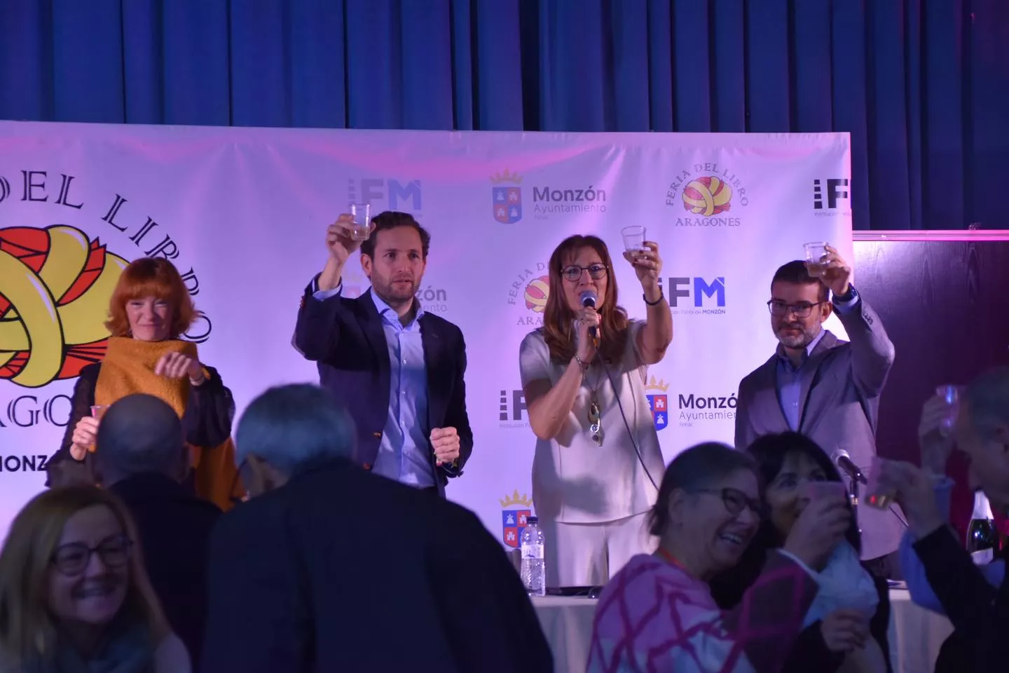 Celebración de la Feria del Libro Aragonés en Monzón.