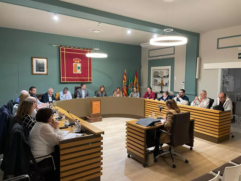 Pleno del Ayuntamiento de Fraga.