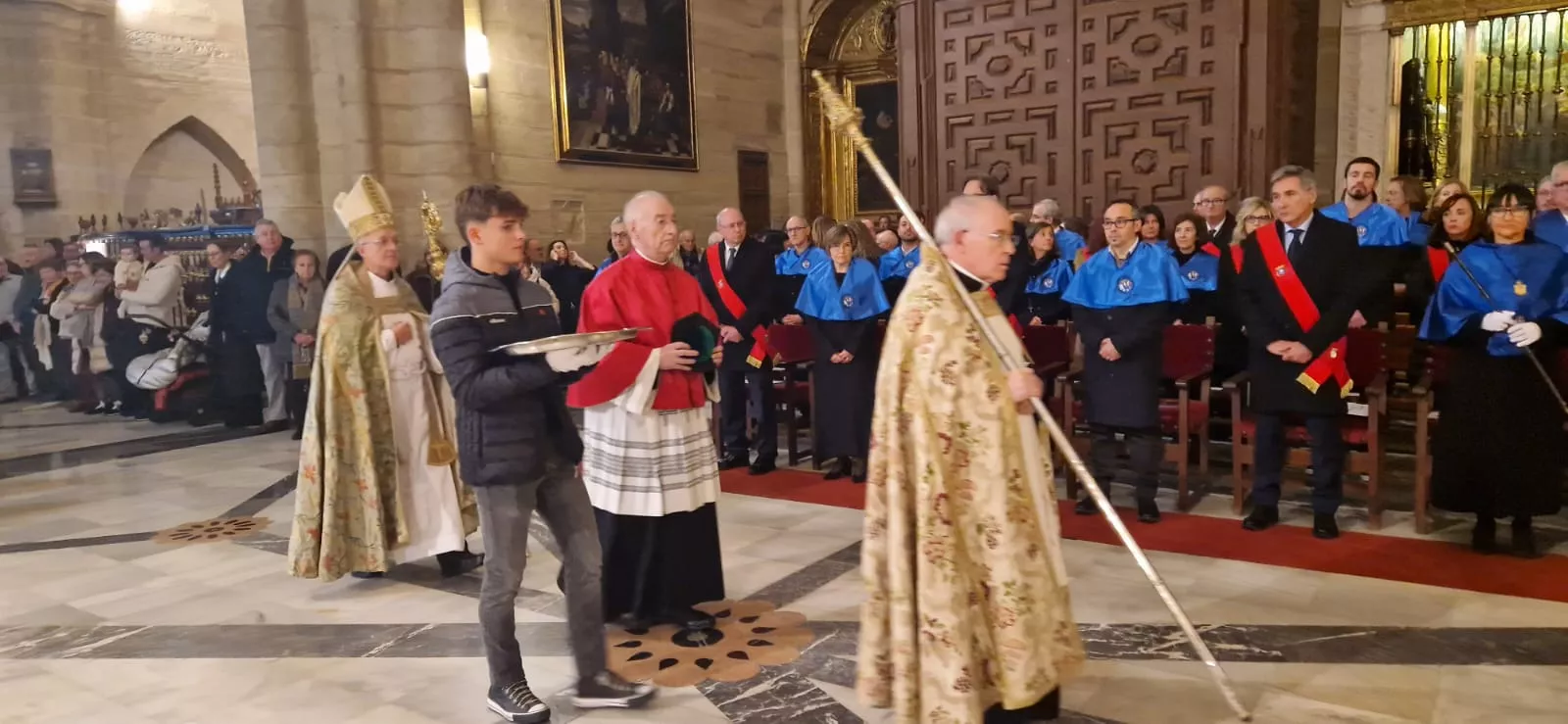 Celebración del Tota Pulchra en la Catedral de Huesca. Fotos Myriam Martínez