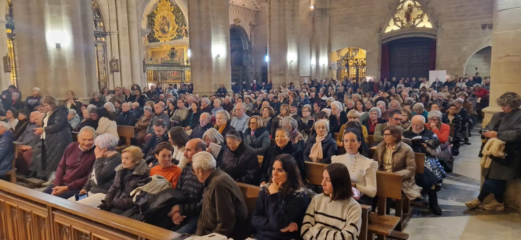 Celebración del Tota Pulchra en la Catedral de Huesca. Fotos Myriam Martínez