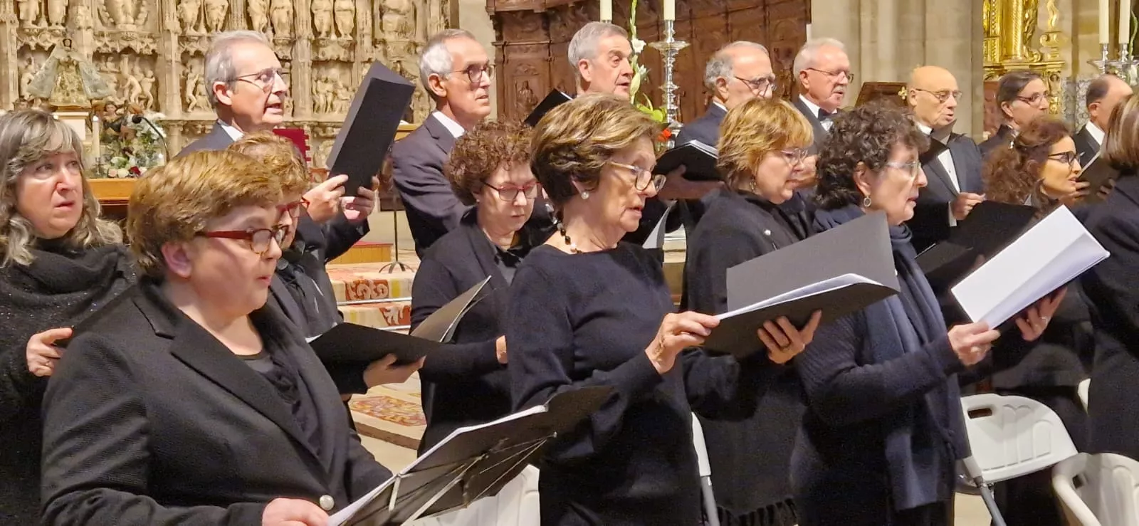 Celebración del Tota Pulchra en la Catedral de Huesca. Fotos Myriam Martínez