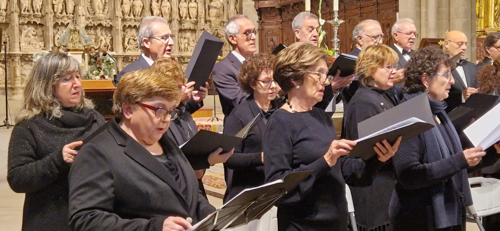 Celebración del Tota Pulchra en la Catedral de Huesca. Fotos Myriam Martínez