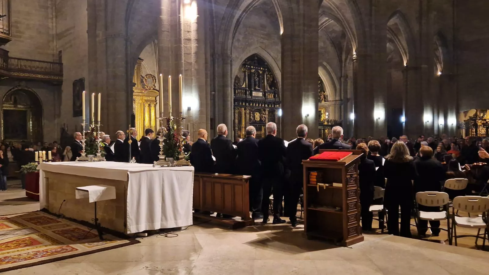 Celebración del Tota Pulchra en la Catedral de Huesca. Fotos Myriam Martínez