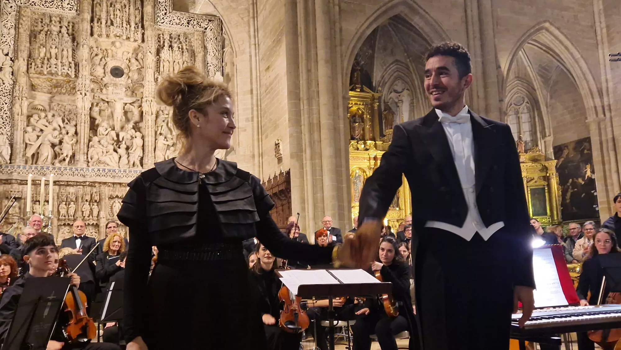 Celebración del Tota Pulchra en la Catedral de Huesca. Fotos Myriam Martínez