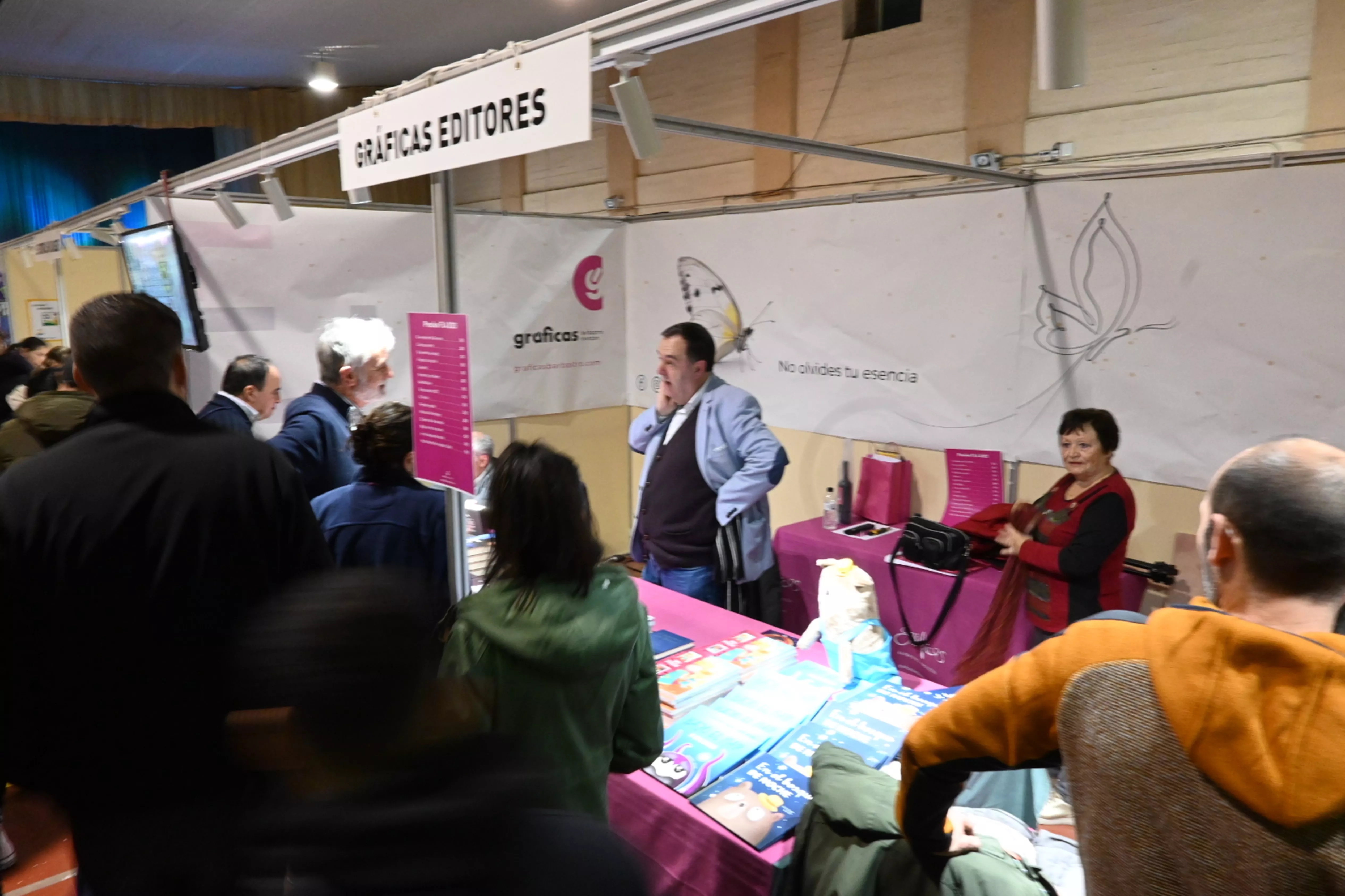 Clausura de la Feria del Libro Aragonés de Monzón. Foto Carlos Jalle