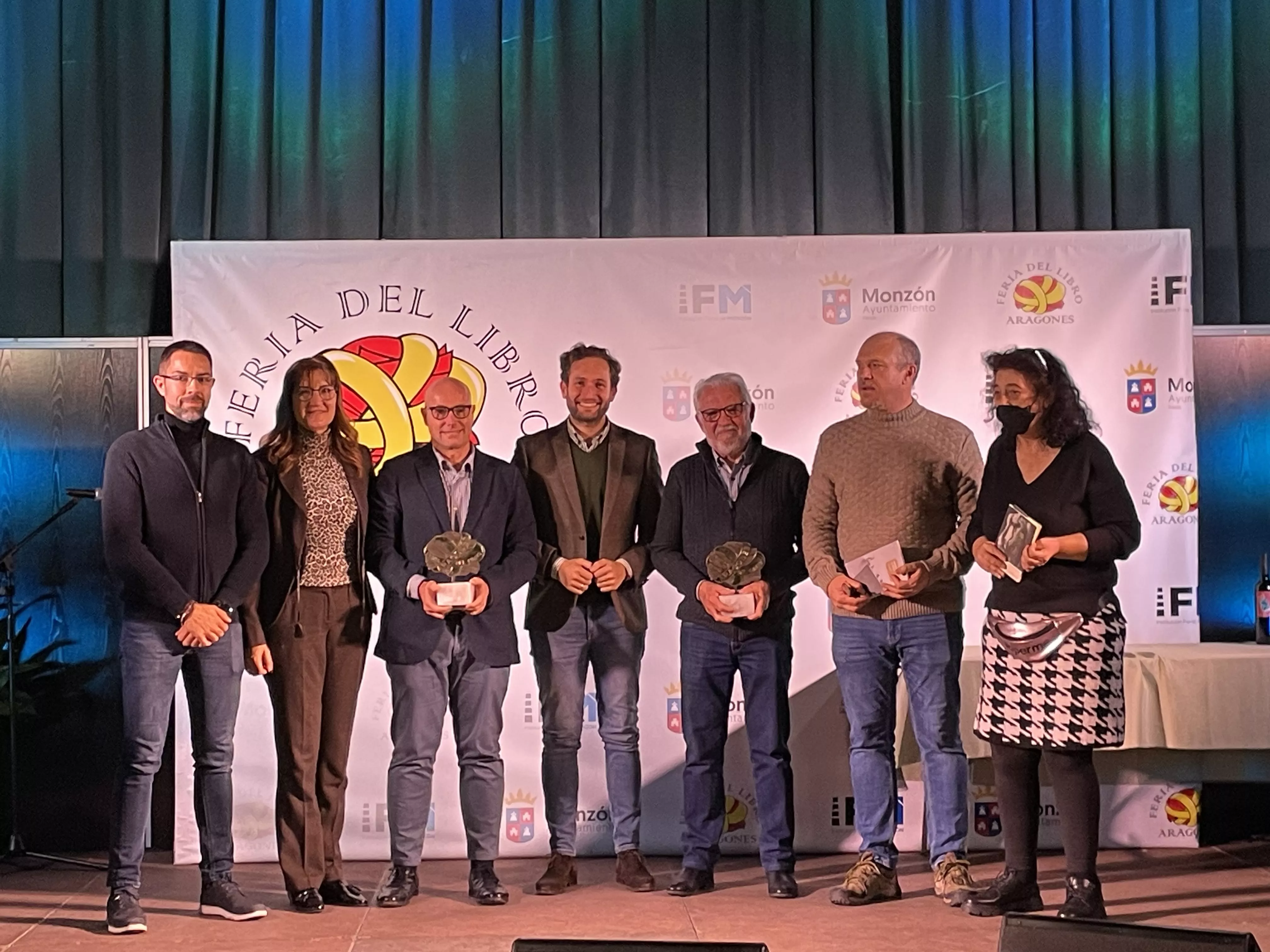 Clausura de la Feria del Libro Aragonés de Monzón.
