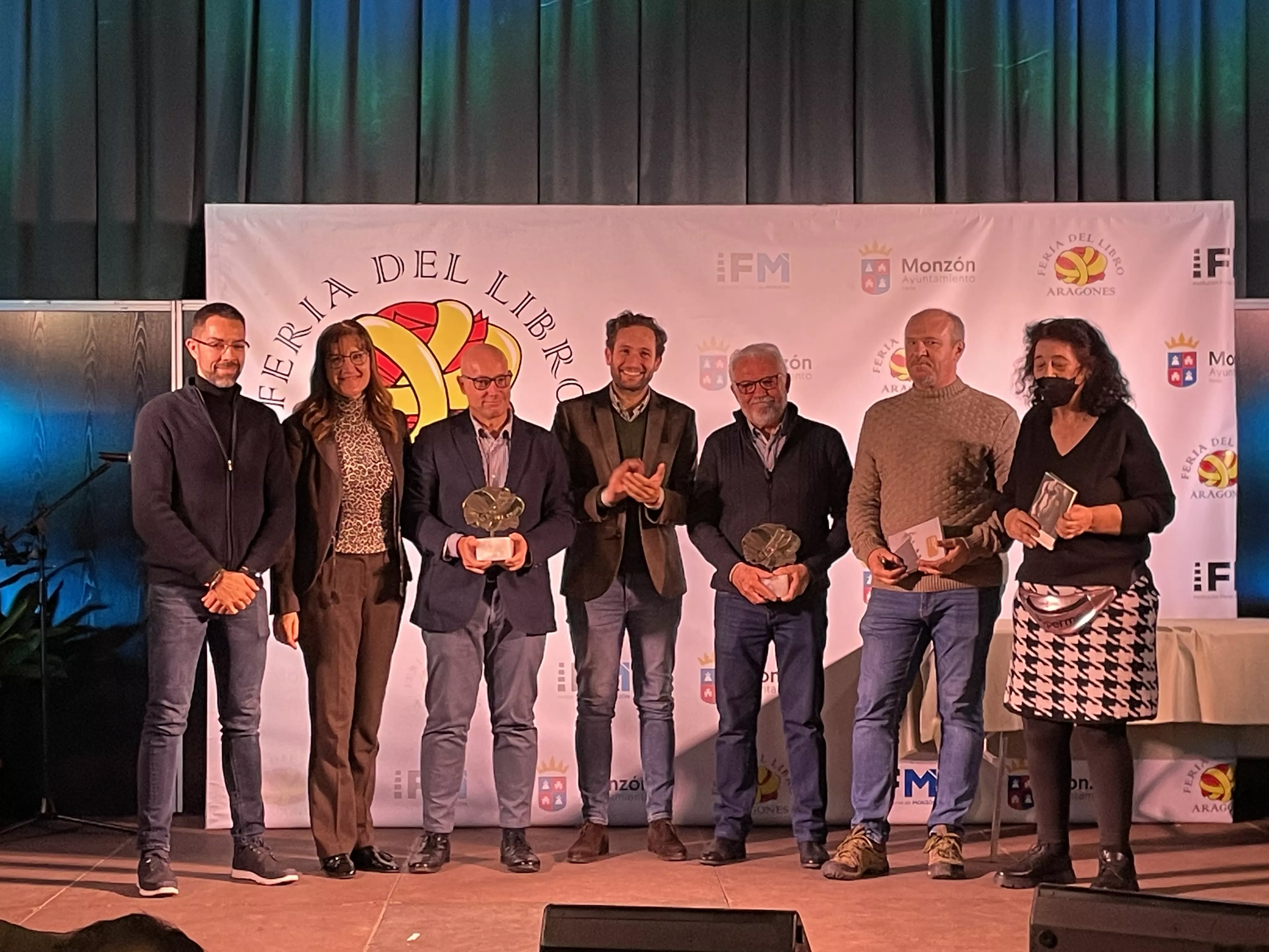 Clausura de la Feria del Libro Aragonés de Monzón. 