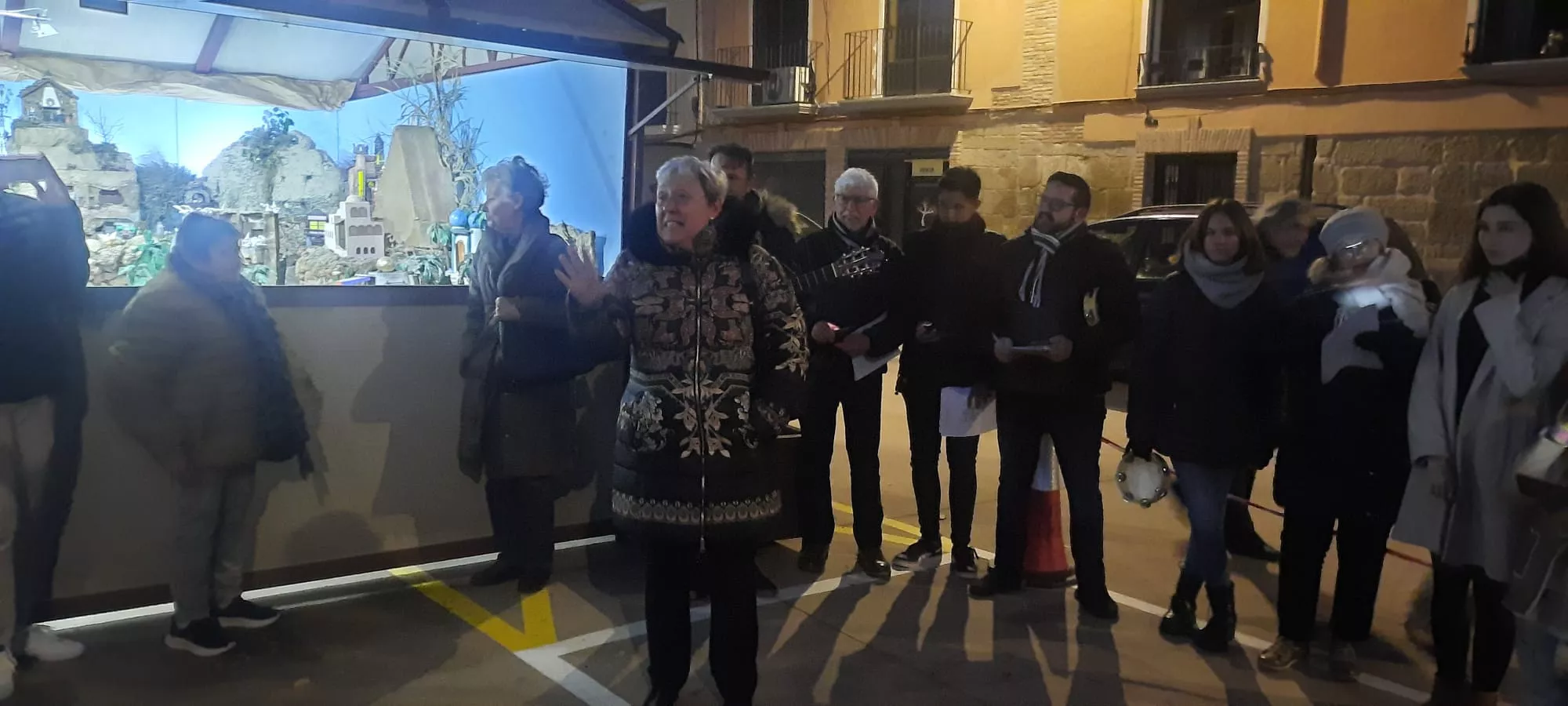 Inauguración en Ayerbe del Belén Monumental de Pili Peña.