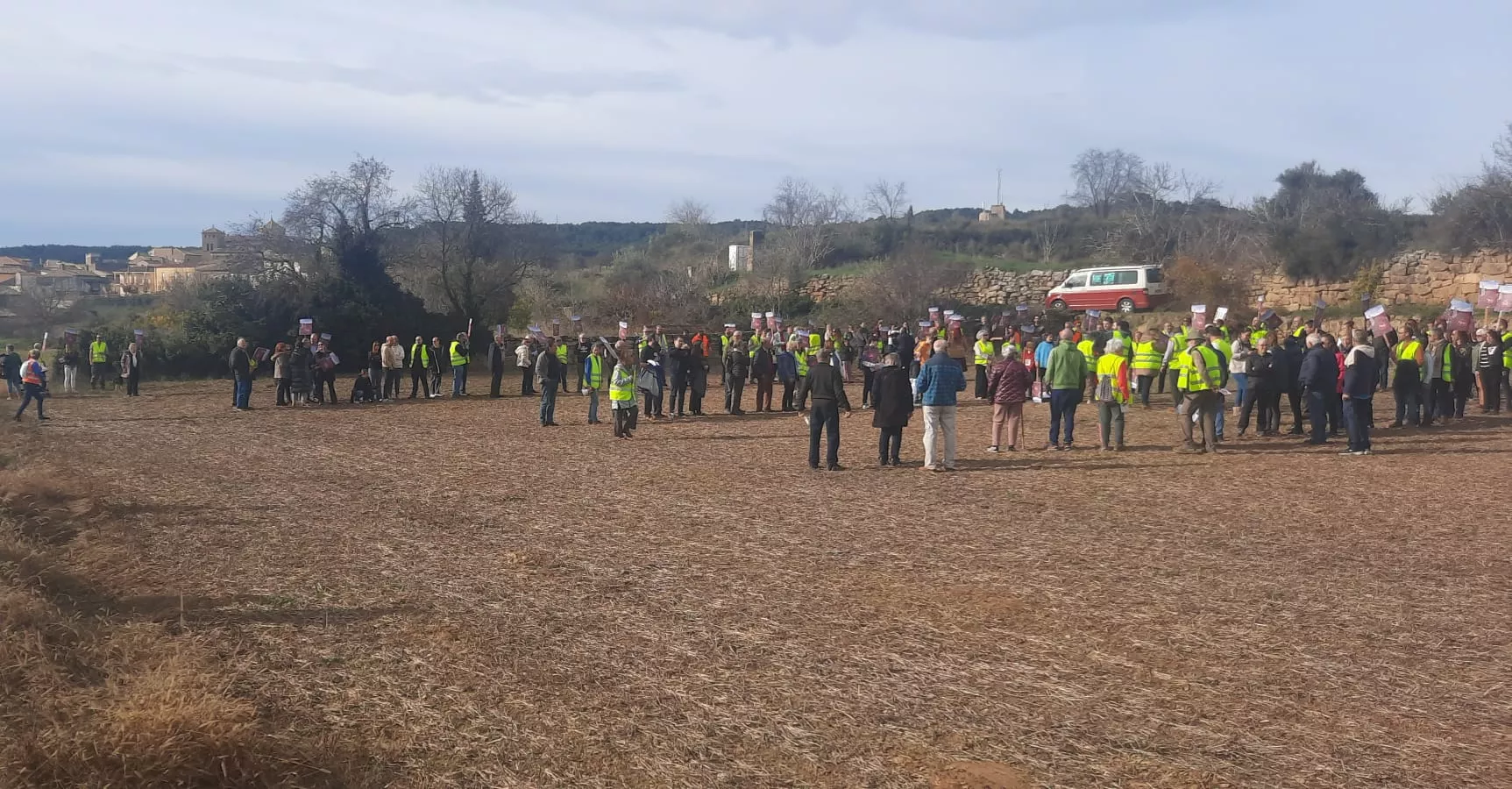 Movilización para pedir la mejora urgente de la carretera A 125 