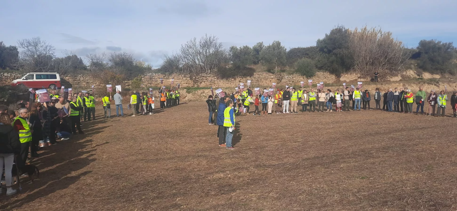 Movilización para pedir la mejora urgente de la carretera A 125 