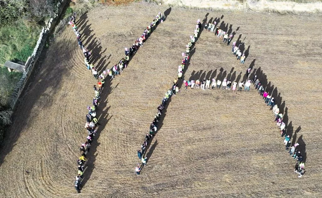 Movilización para pedir la mejora urgente de la carretera A 125 