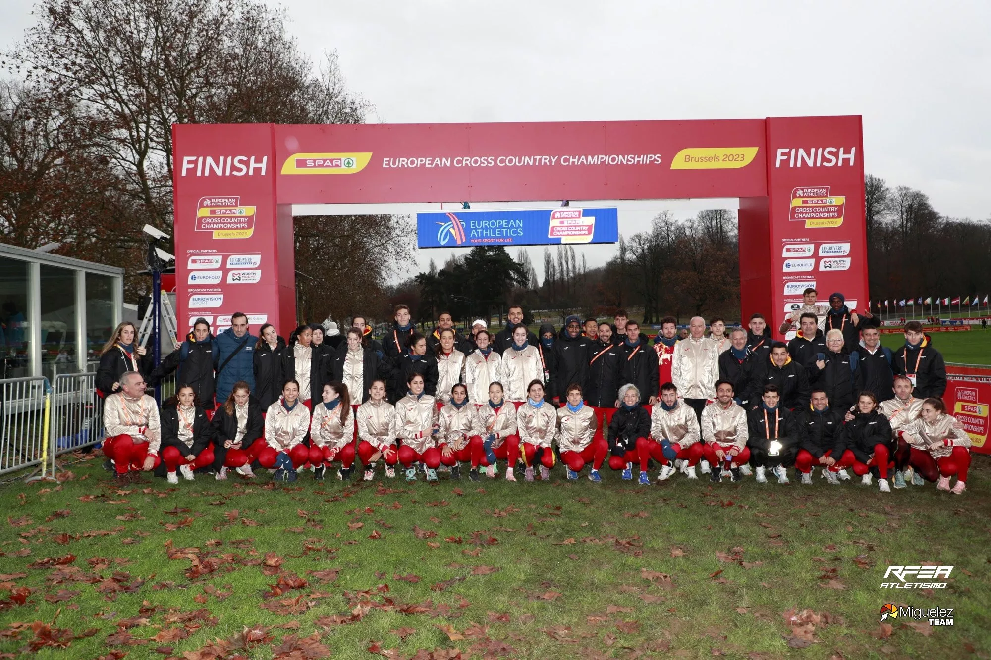 Selección española al completo. Foto RFEA