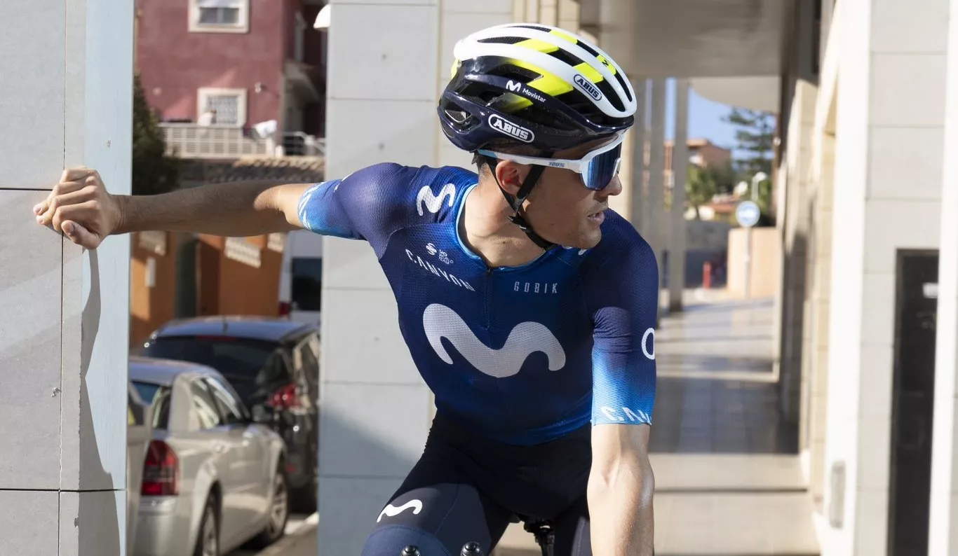 Samitier, en la concentración de su equipo, el Movistar Team, en Calpe. Foto de archivo.