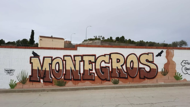Grafiti de Castejón Monegros. Grafiti de Castejón Monegros.