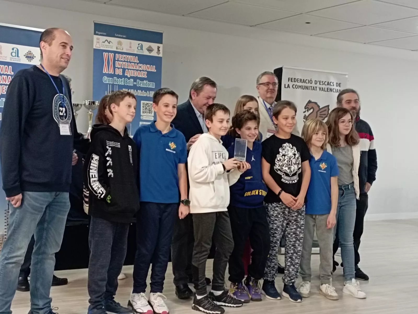 El Club Ajedrez Binéfar en el iberoamericano de ajedrez rápido.