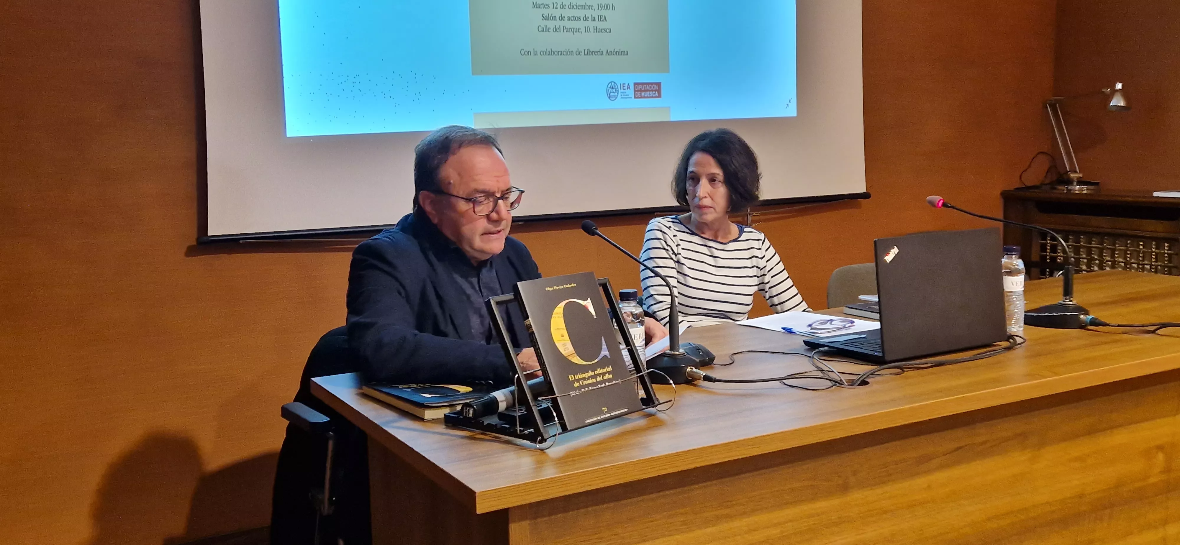 José Domingo Dueñas y Olga Pueyo. Foto Myriam Martínez