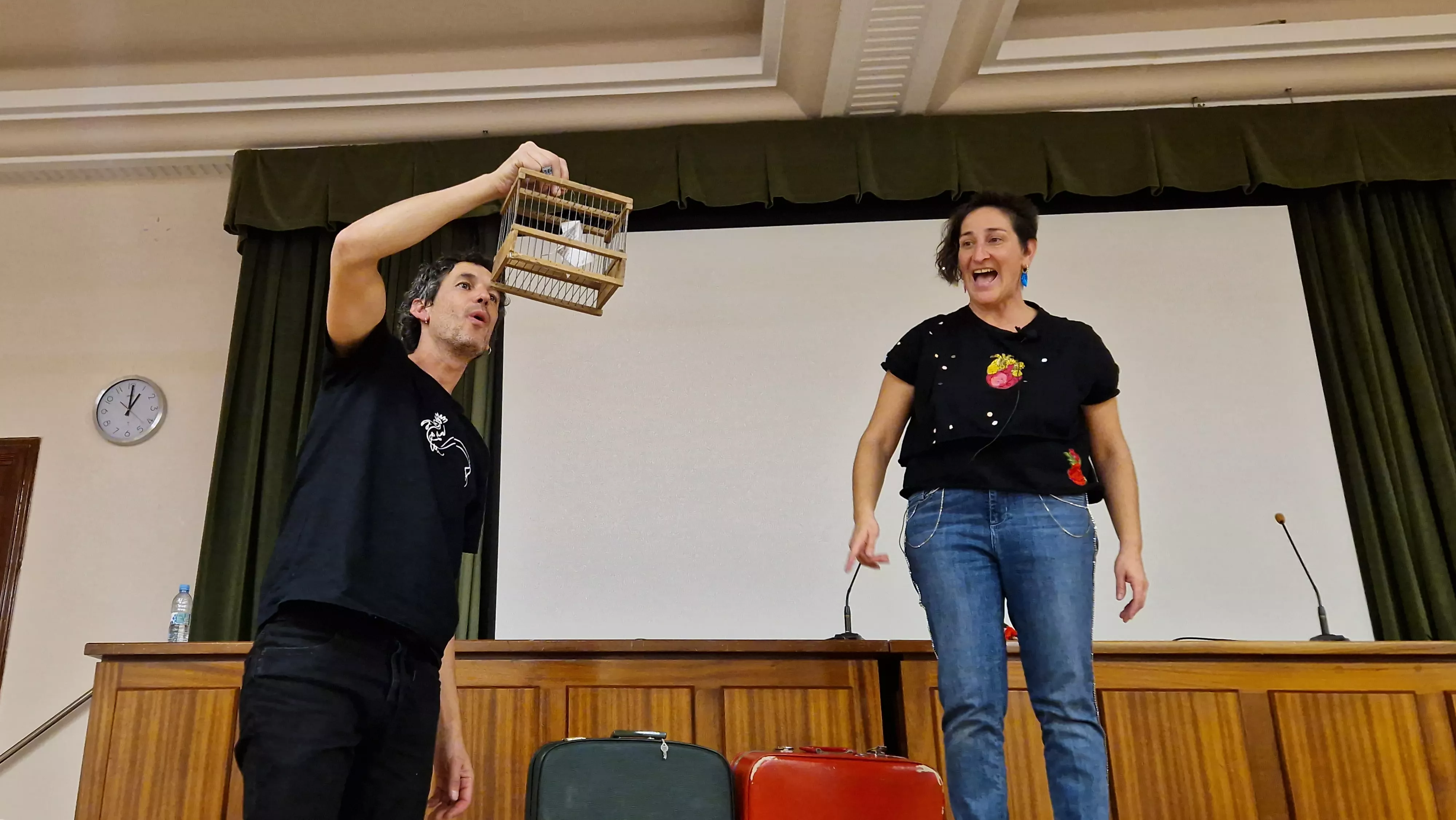 Presentación del libro de los Chorpatélicos de los Titiriteros de Binéfar. Foto Myriam Martínez 