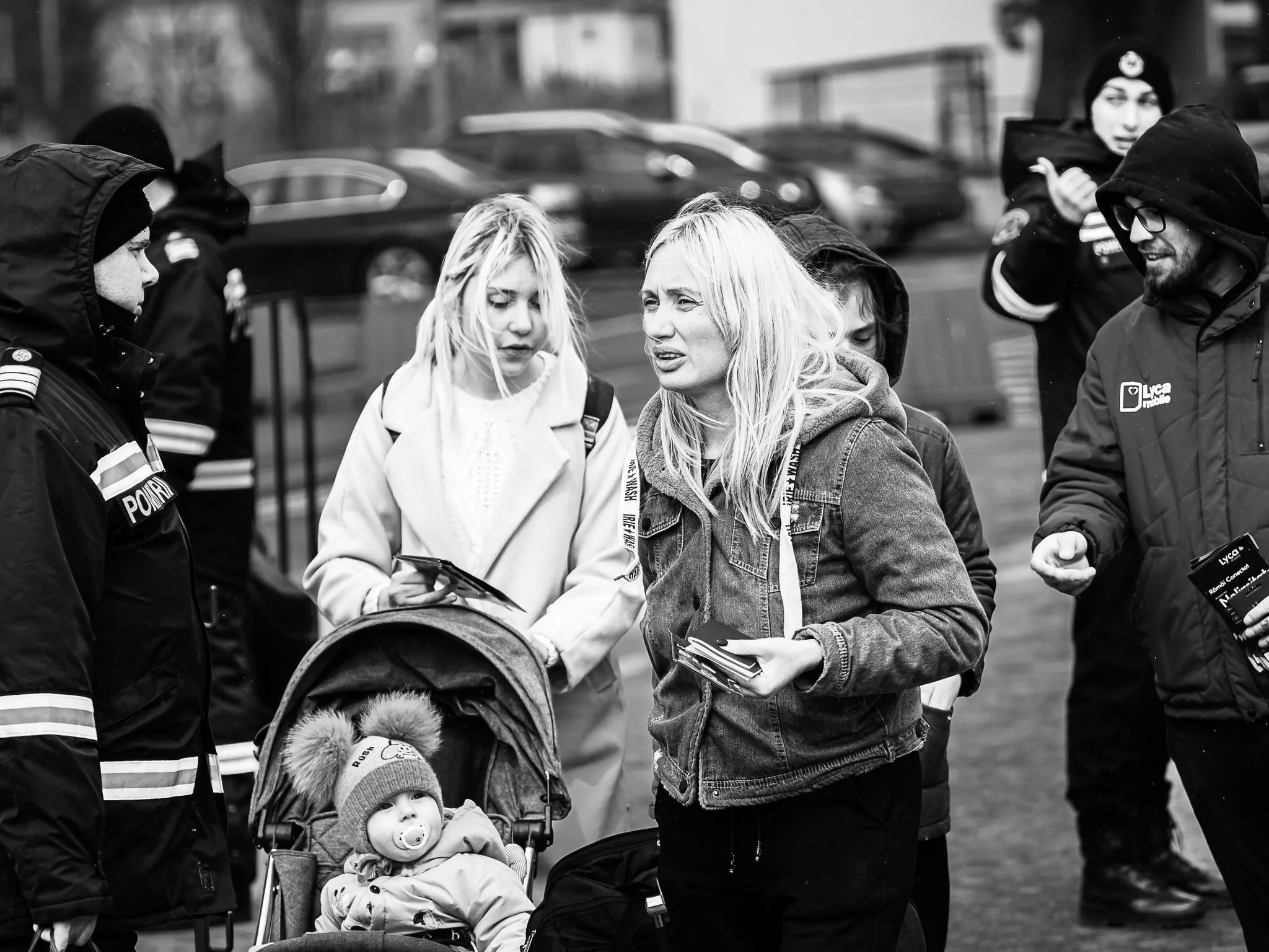 Una de las imágenes de Éxodo desde Ucrania