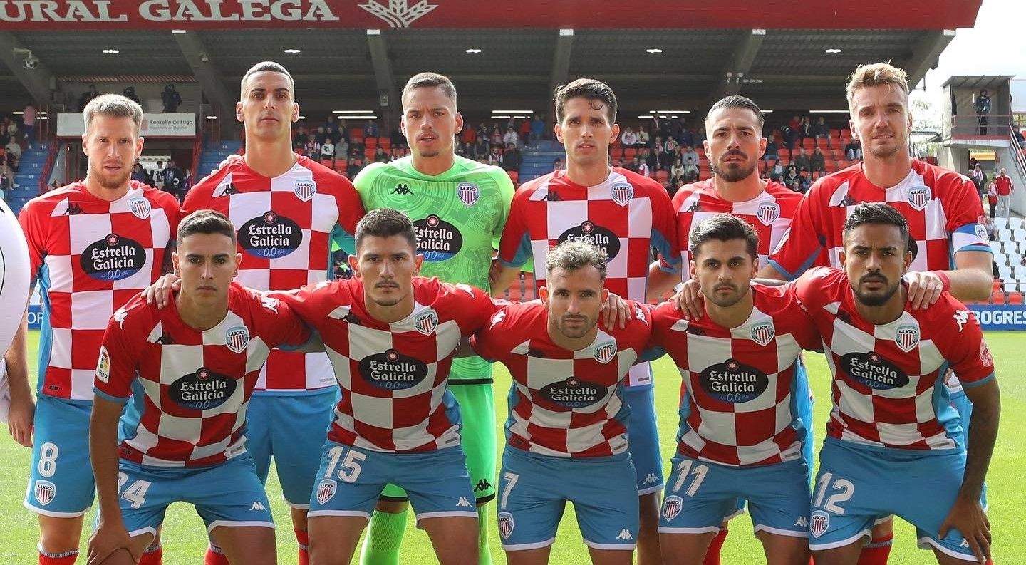 Once del Lugo en su último partido como local