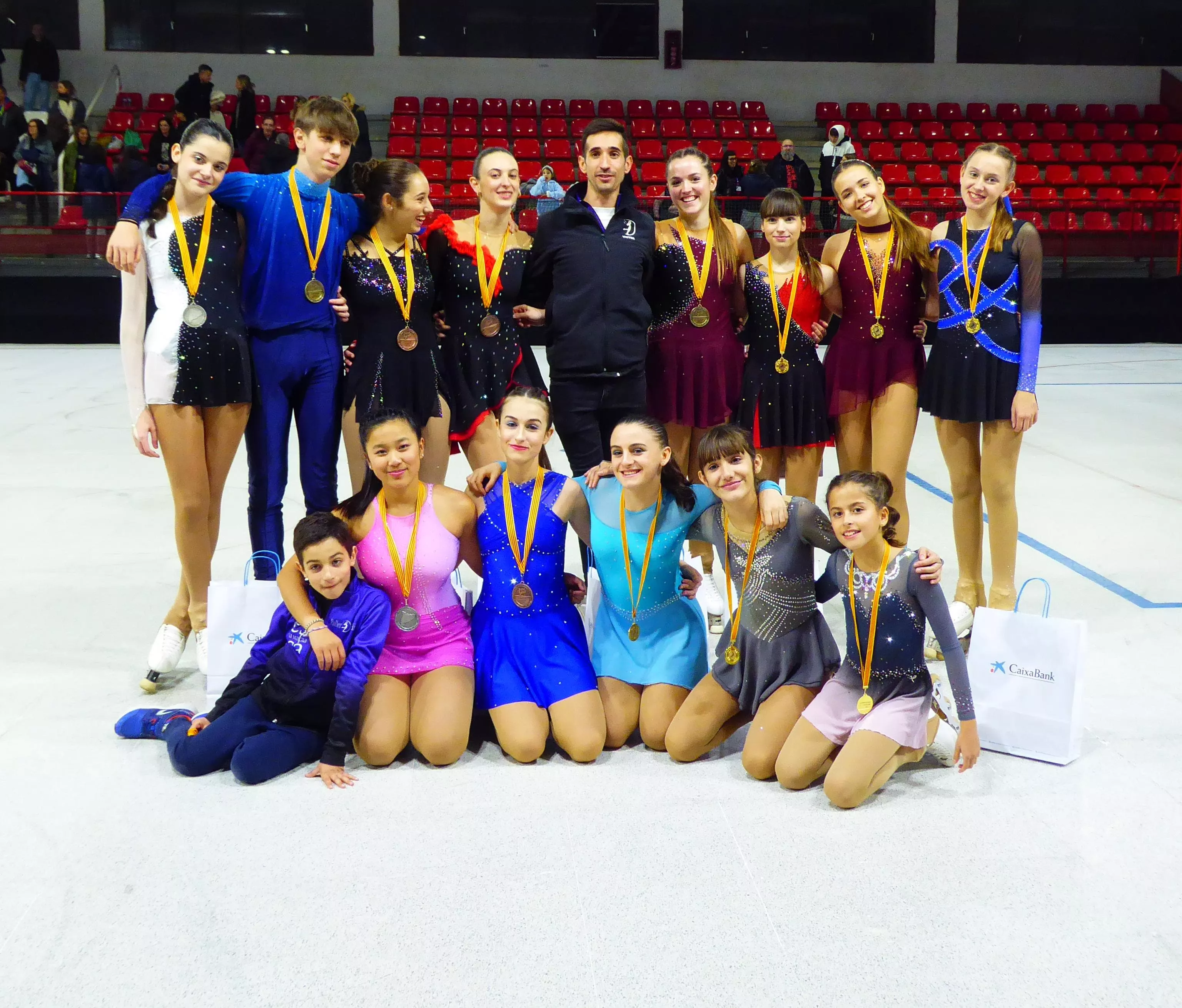 Representantes del Roller Dream en Arenys de Munt.