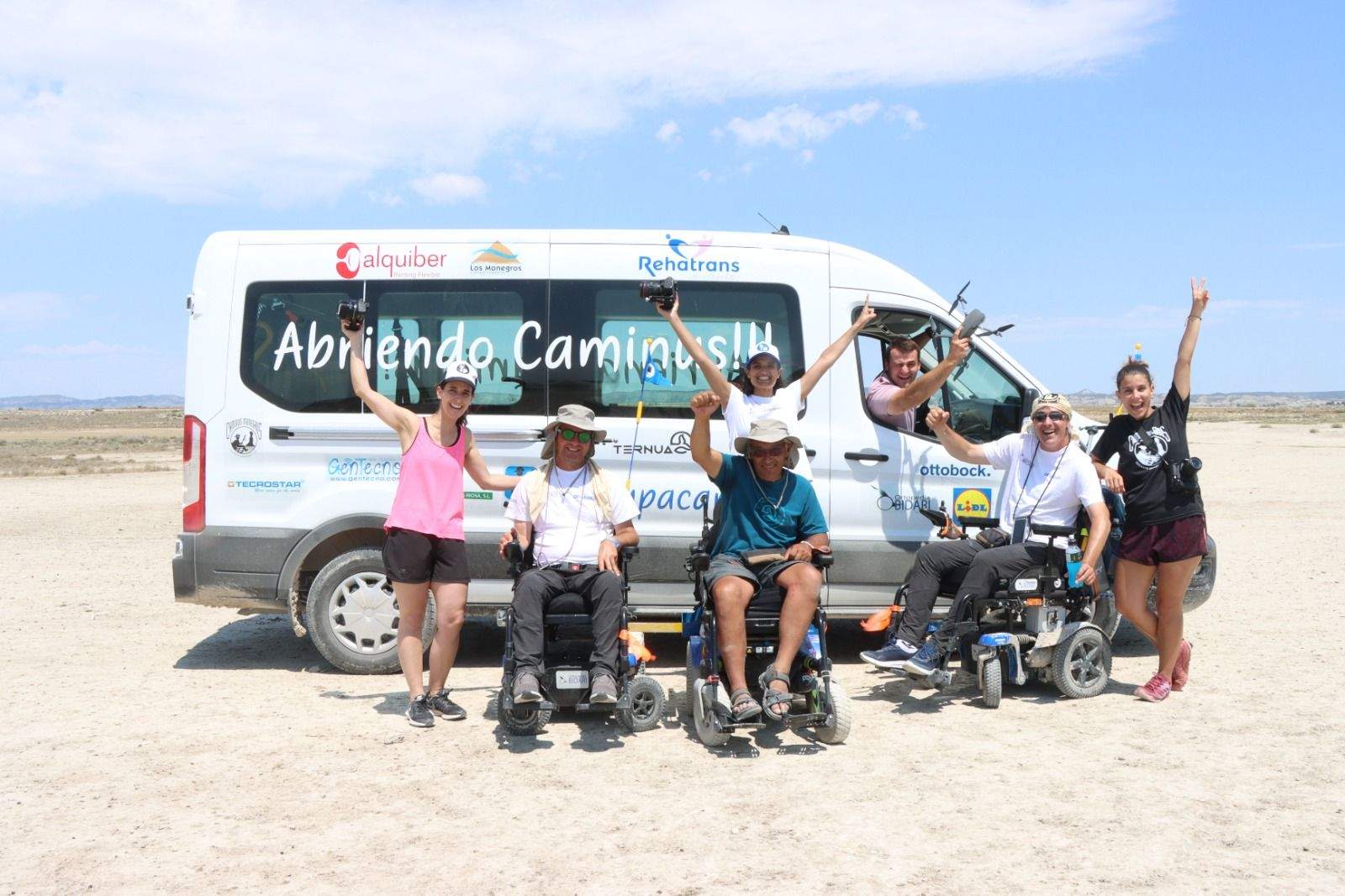 "Buscábamos en Los Monegros un reto potente y nos dimos de frente con él"