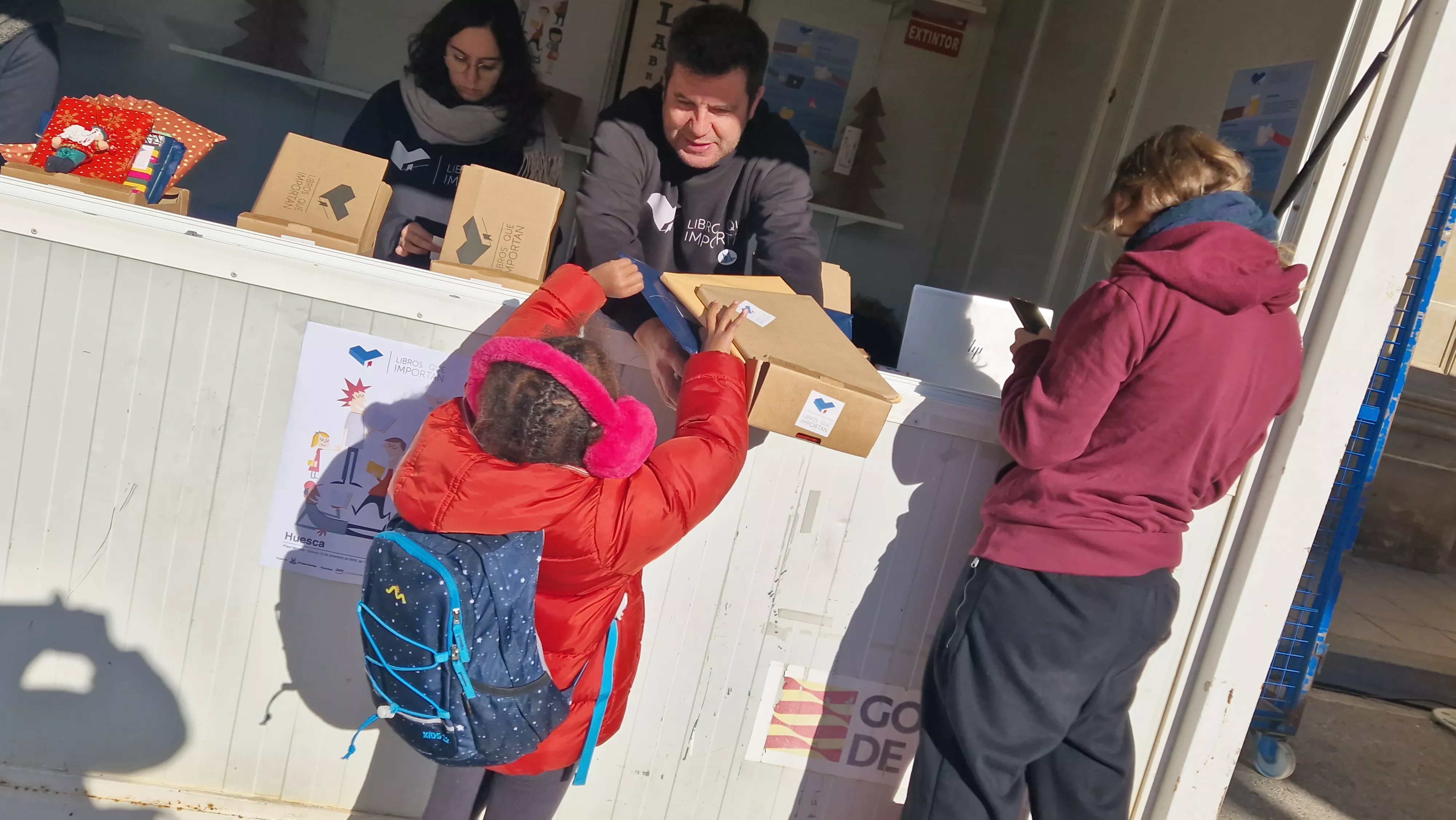 Iniciativa Libros que importan en Huesca. Foto Myriam Martínez 