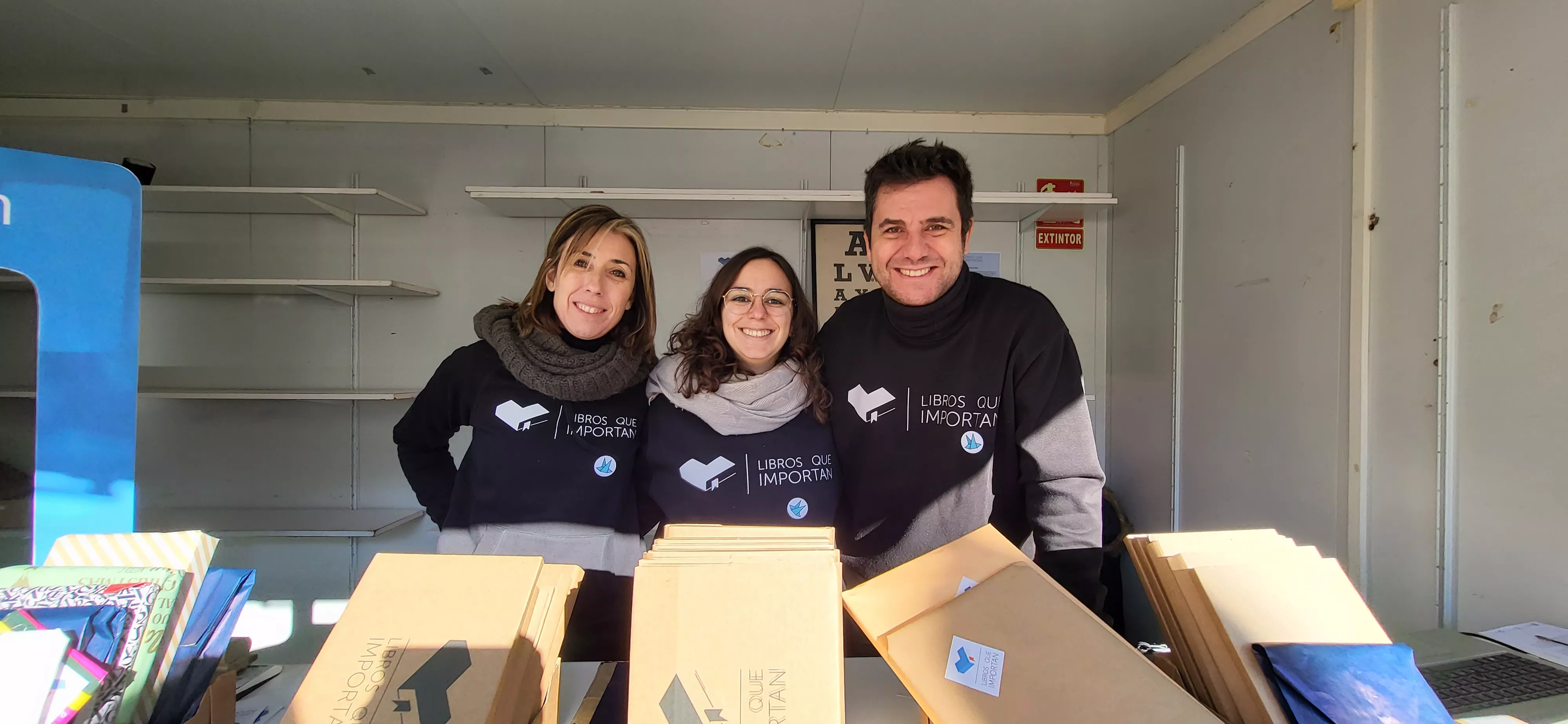 Iniciativa Libros que importan en Huesca. Foto Mercedes Manterola 