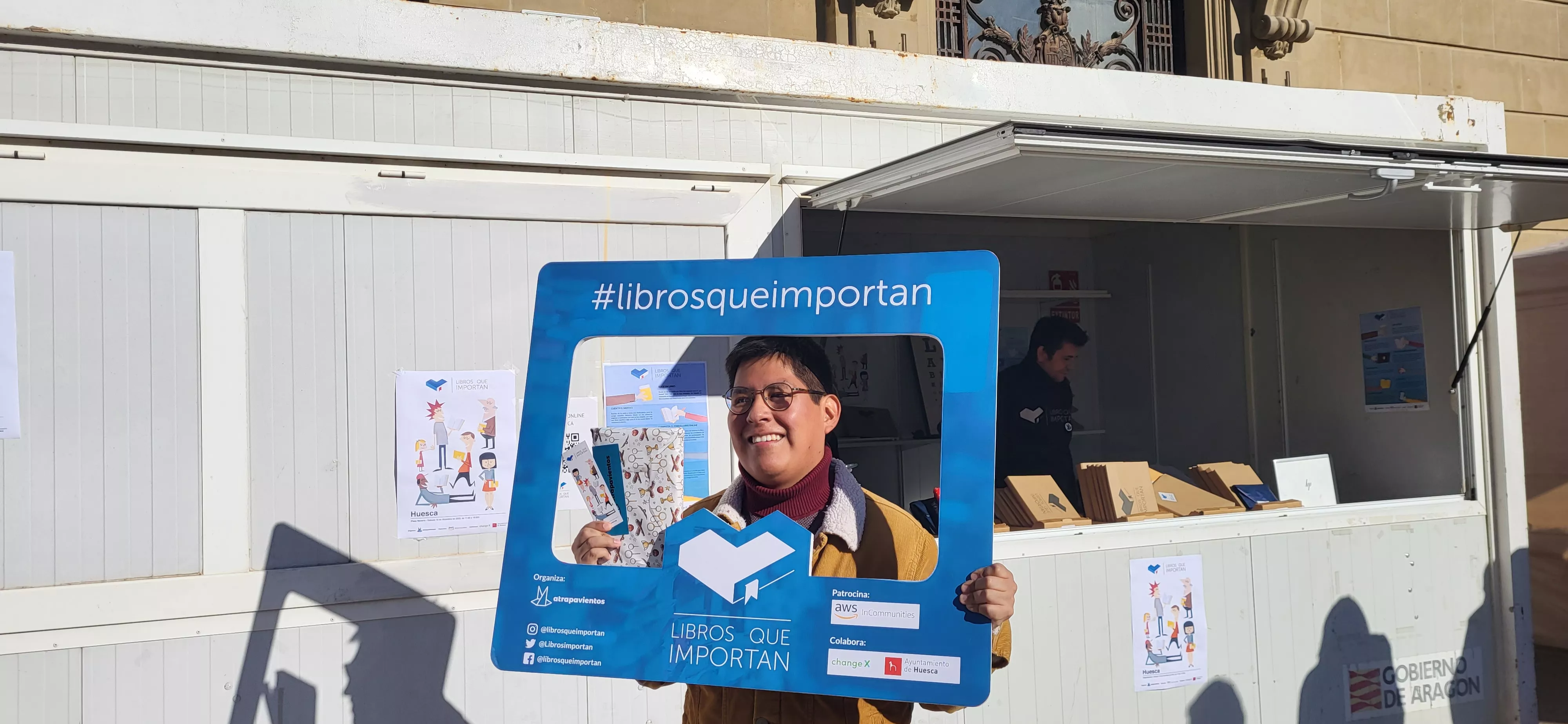 Iniciativa Libros que importan en Huesca. Foto Mercedes Manterola 