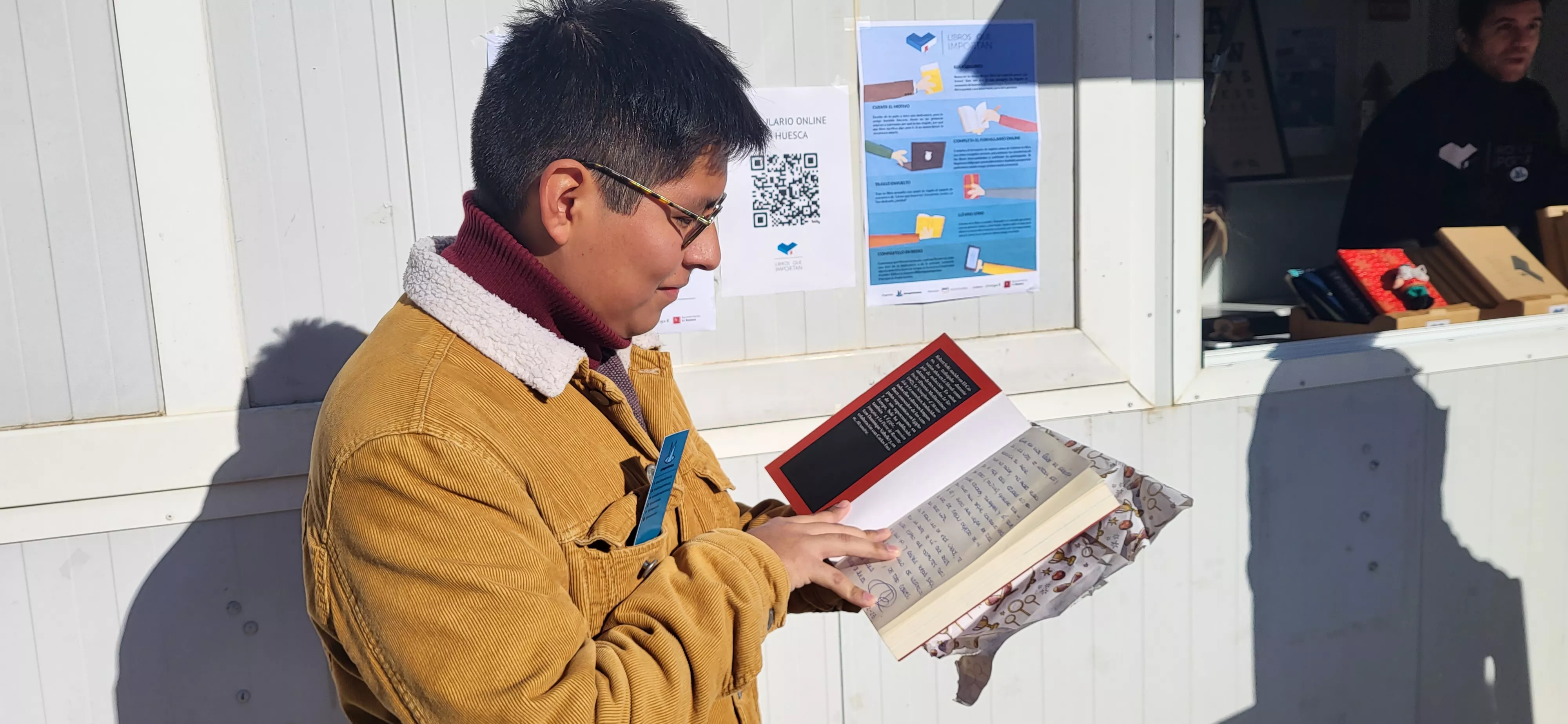 Iniciativa Libros que importan en Huesca. Foto Mercedes Manterola 