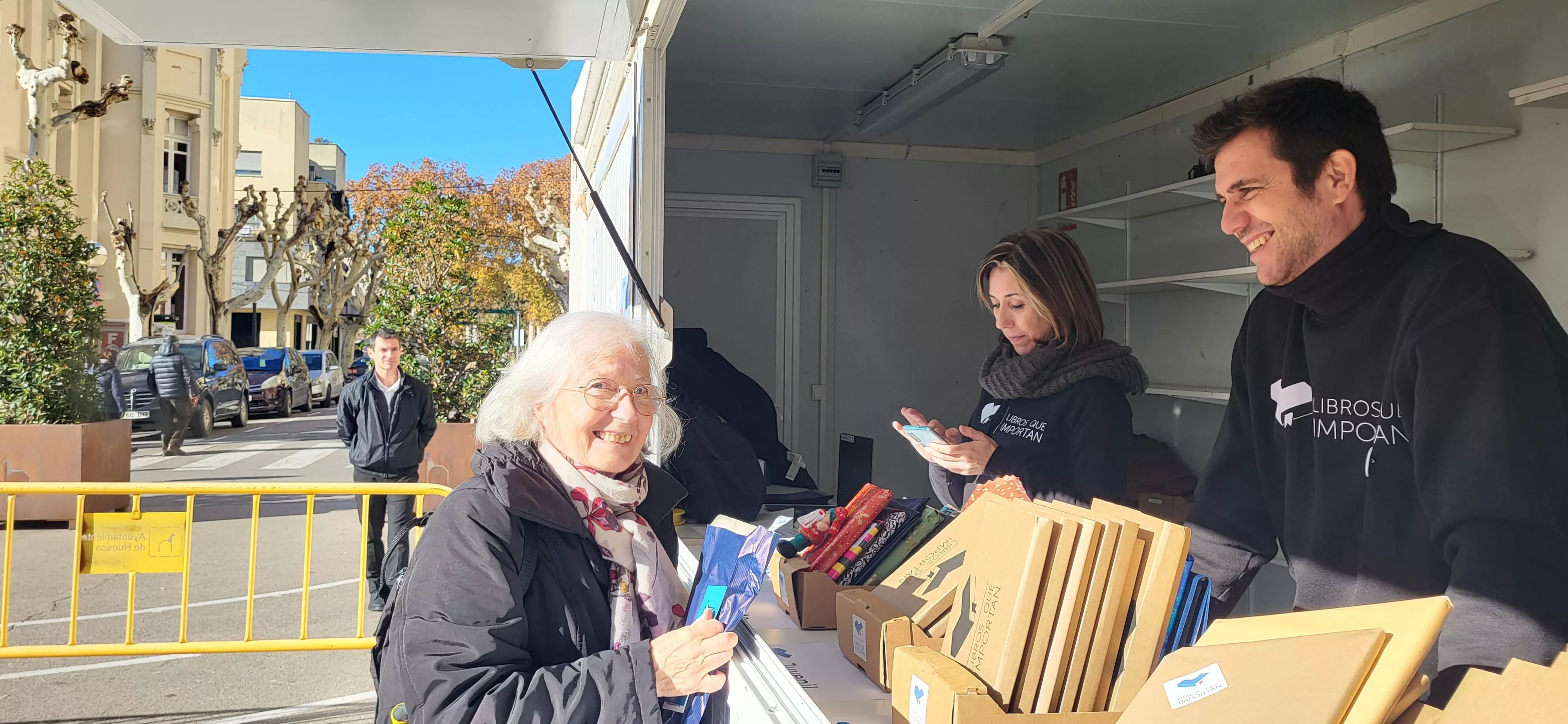 Iniciativa Libros que importan en Huesca. Foto Mercedes Manterola 