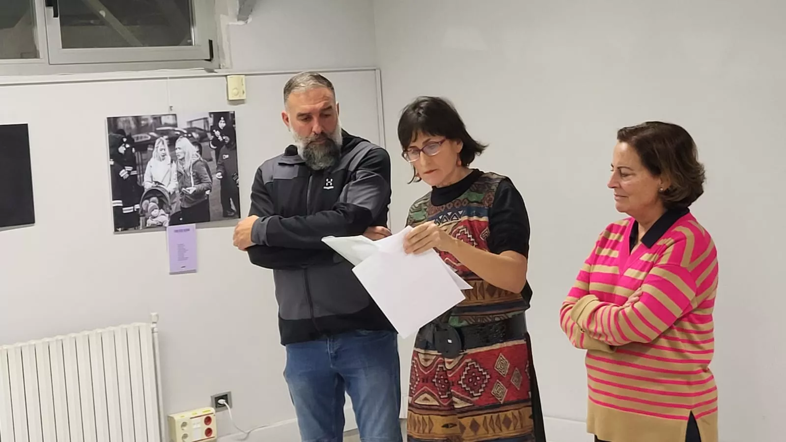 Inauguración de Éxodo desde Ucrania. Miradas de las Mujeres en el Centro Cultural Manuel Benito Moliner8f0b