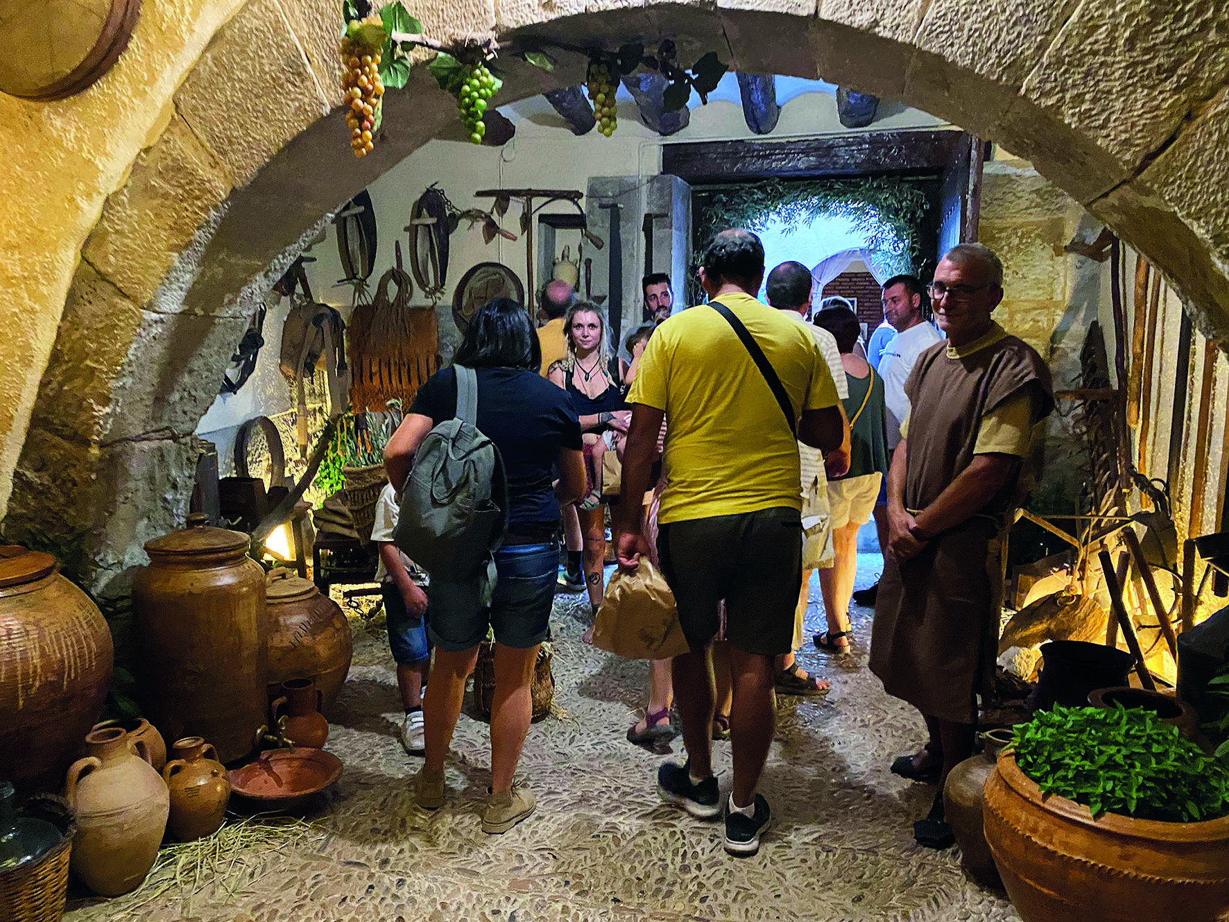 Mercado medieval en Bierge.