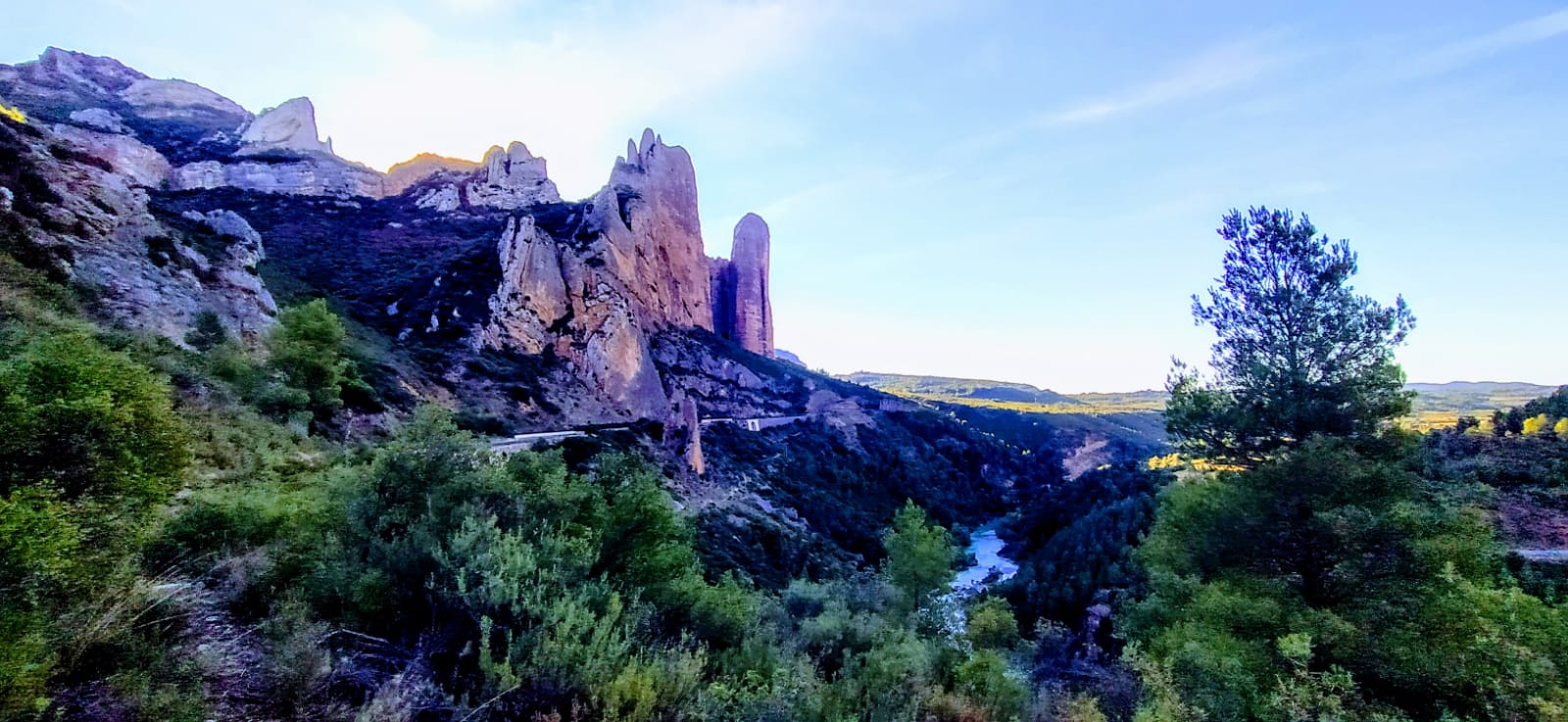 De Riglos a la Central de Carcavilla. Foto Joaquín Santafé 