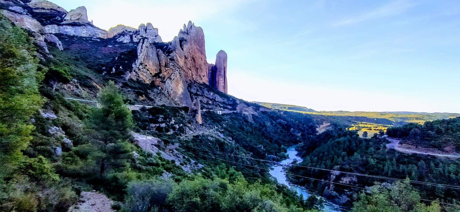 De Riglos a la Central de Carcavilla. Foto Joaquín Santafé