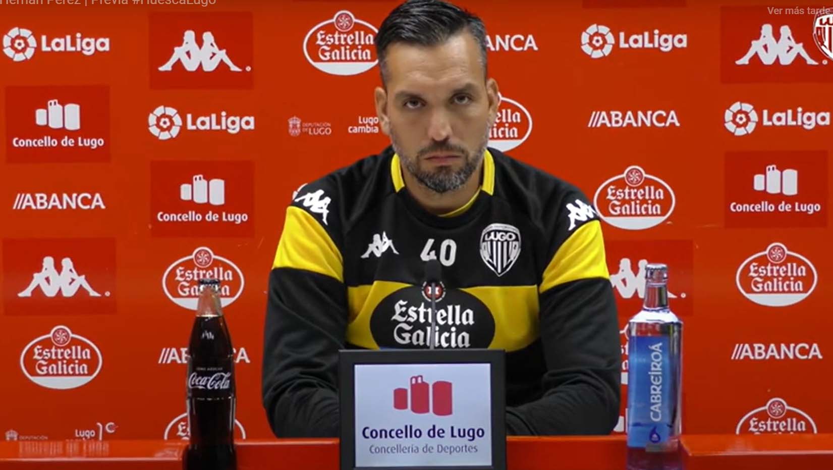 Hernán Pérez, entrenador del Lugo