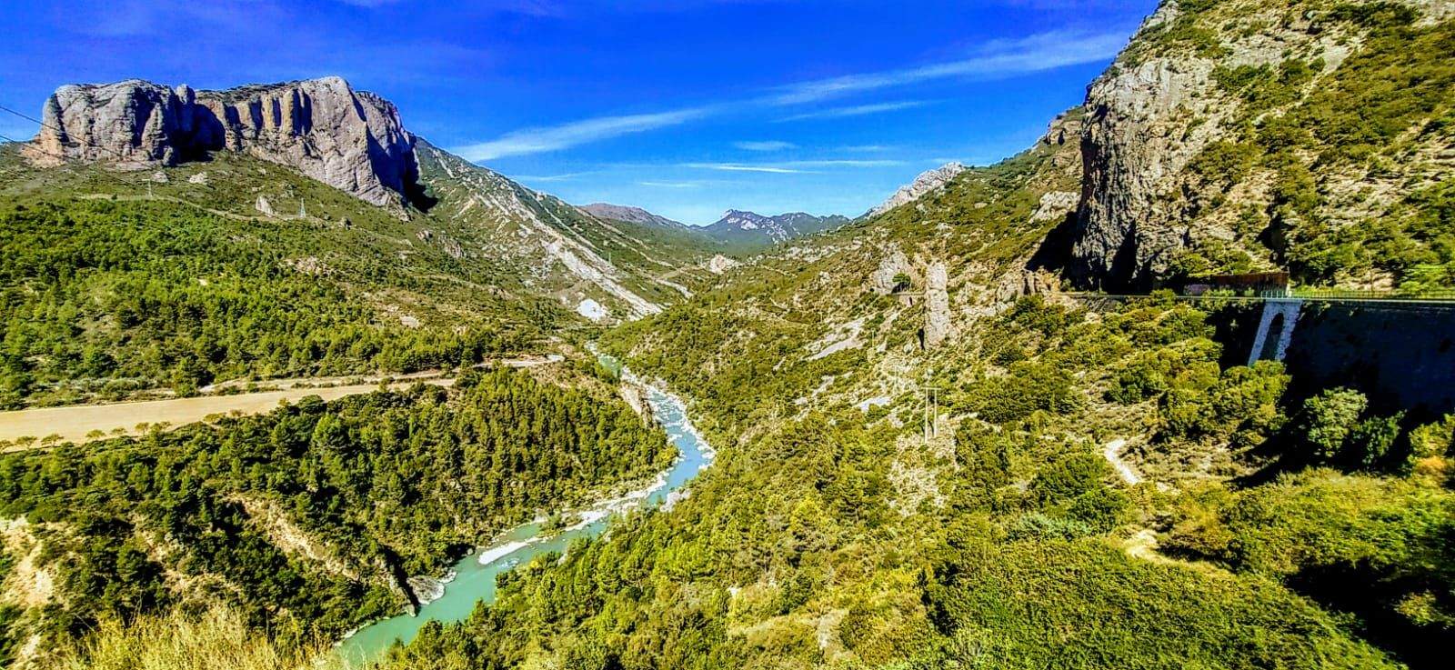 De Riglos a la Central de Carcavilla. Foto Joaquín Santafé 