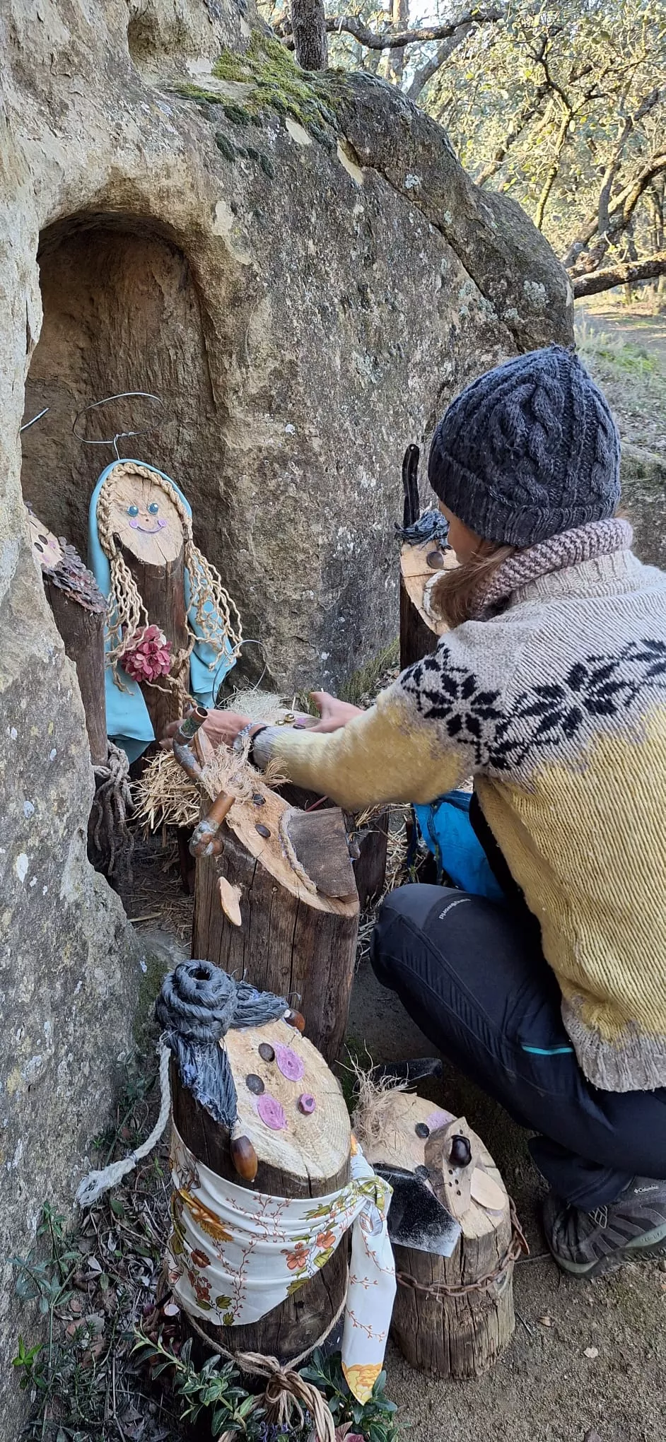 Belén del grupo de las Andarinas de Huesca