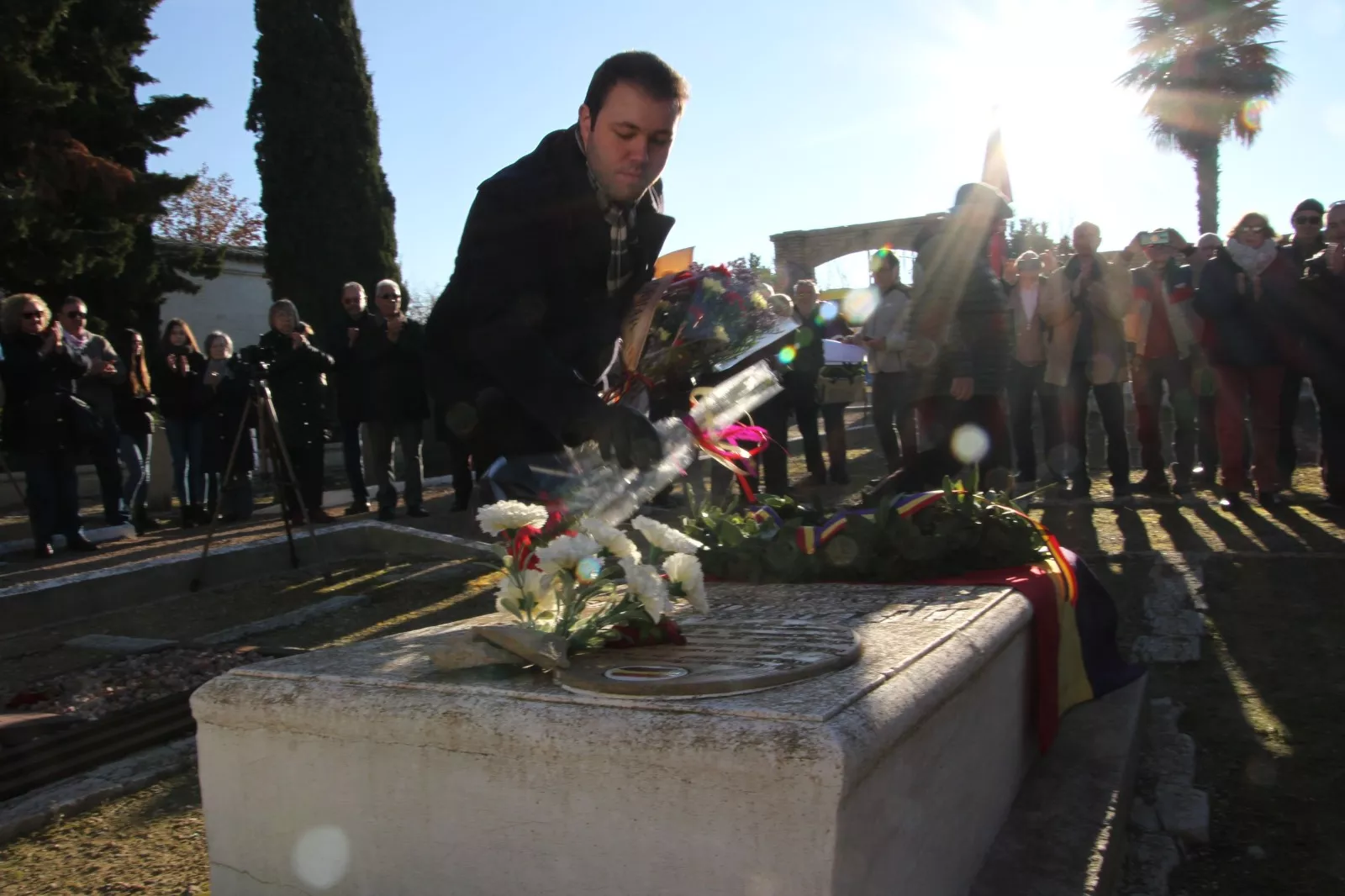 Homenaje a Galán y García en su 93 aniversario. Foto Carlos Neofato 