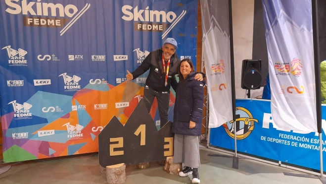 Podio Luis Royo en sprint Podio Luis Royo en sprint