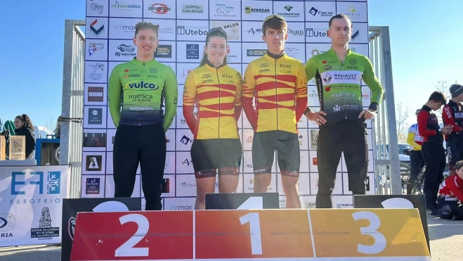 Podio absoluto de la Copa Aragonesa de ciclocross Podio absoluto de la Copa Aragonesa de ciclocross