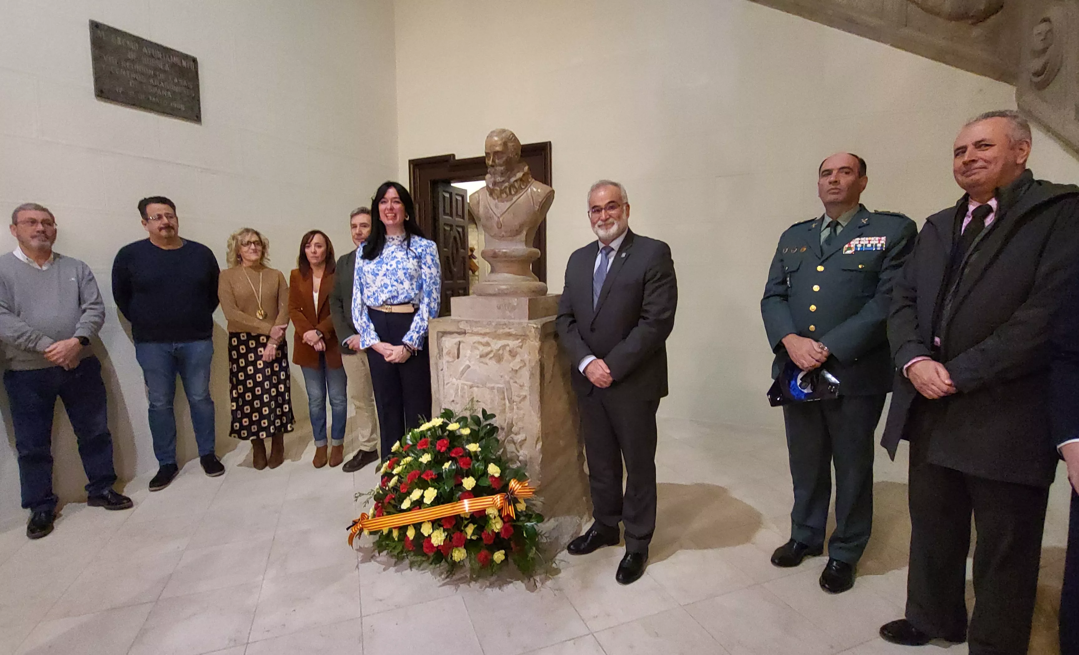 Acto de homenaje a la figura del Justicia de Aragón en el Ayuntamiento de Huesca. Foto Mercedes Manterola